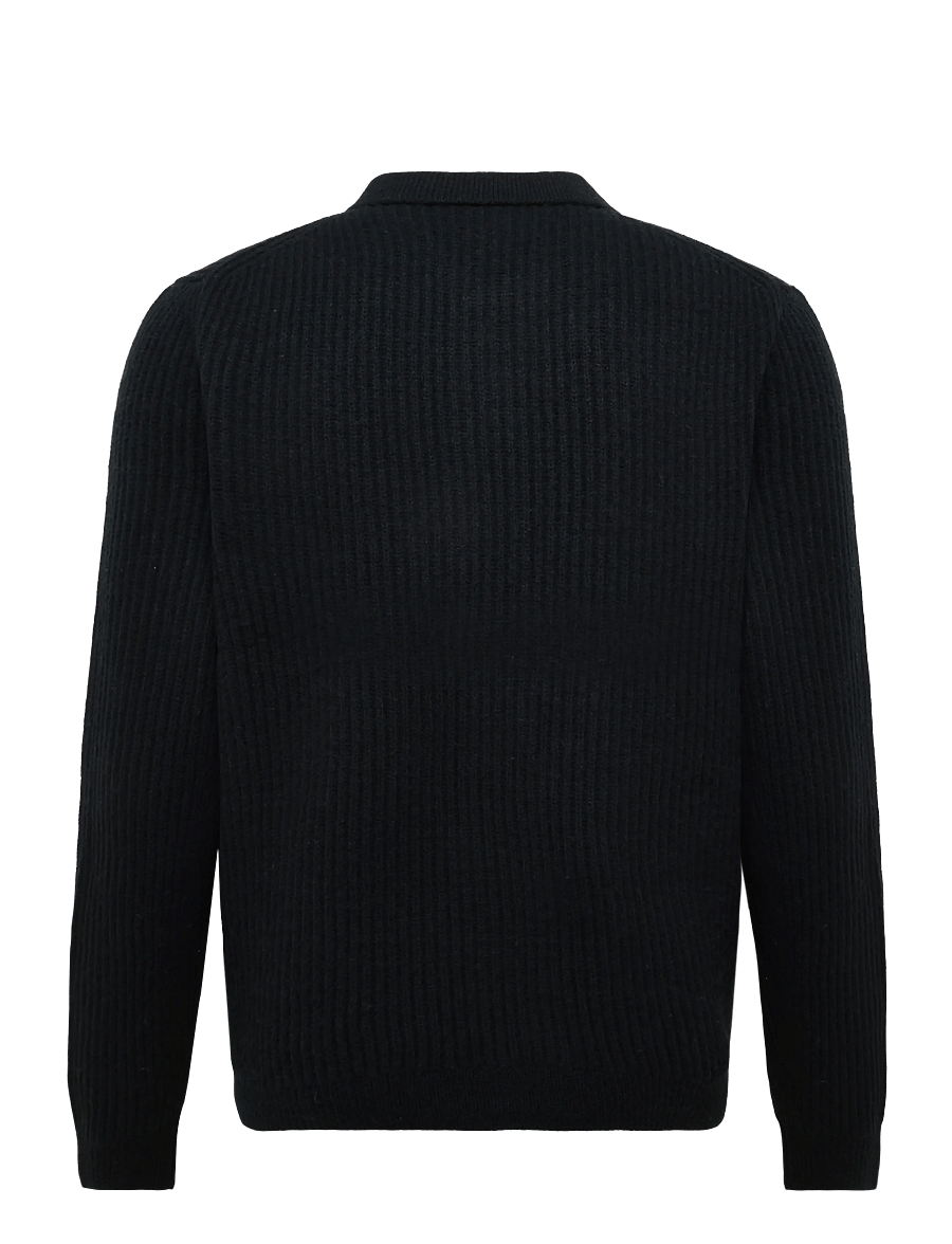 Casual Friday - CFALEK 0335 CARDIGAN KNIT - cardigans - black beauty - 1