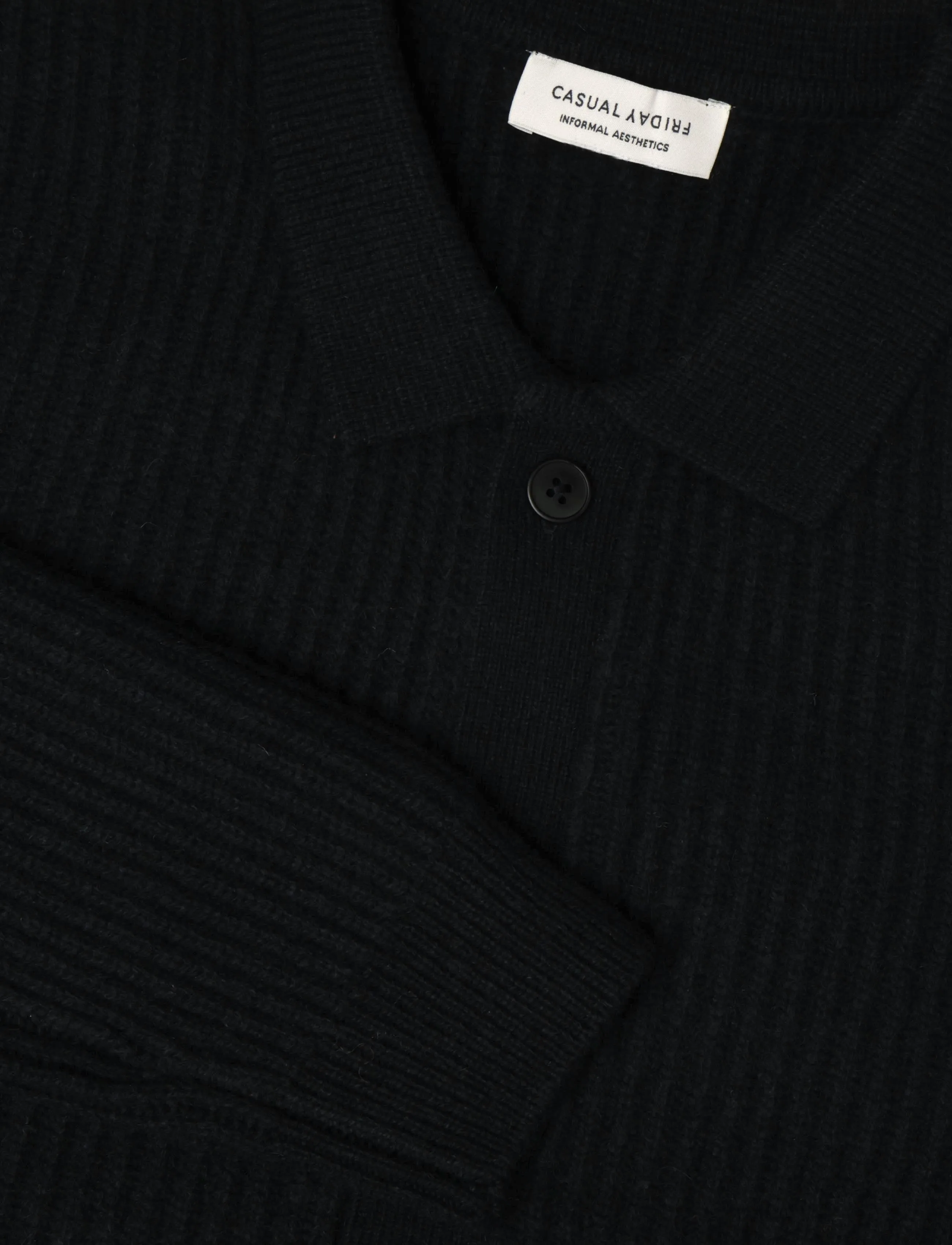 Casual Friday - CFALEK 0335 CARDIGAN KNIT - cardigans - black beauty - 2