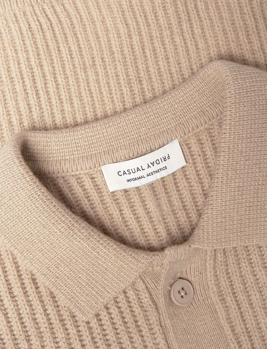 Casual Friday - CFALEK 0335 CARDIGAN KNIT - cardigans - pure cashmere - 2
