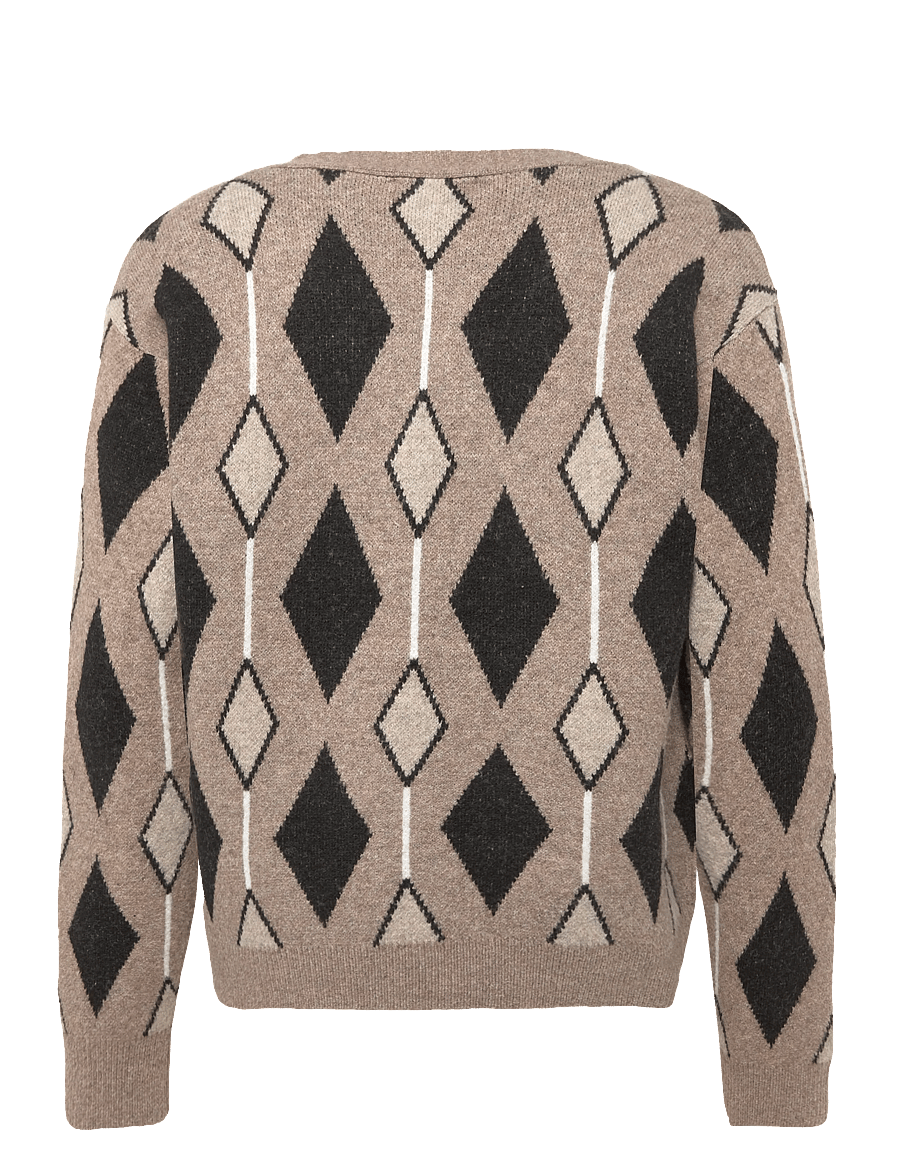 Casual Friday - CFALFRED CARDIGAN KNIT - cardigans - fallen rock - 1