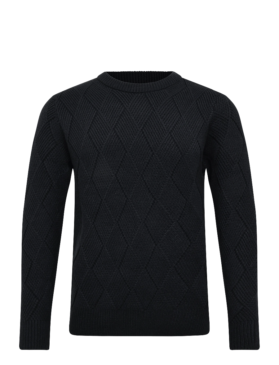 Casual Friday - CFROLANDO KNIT - rund hals - dark navy - 0