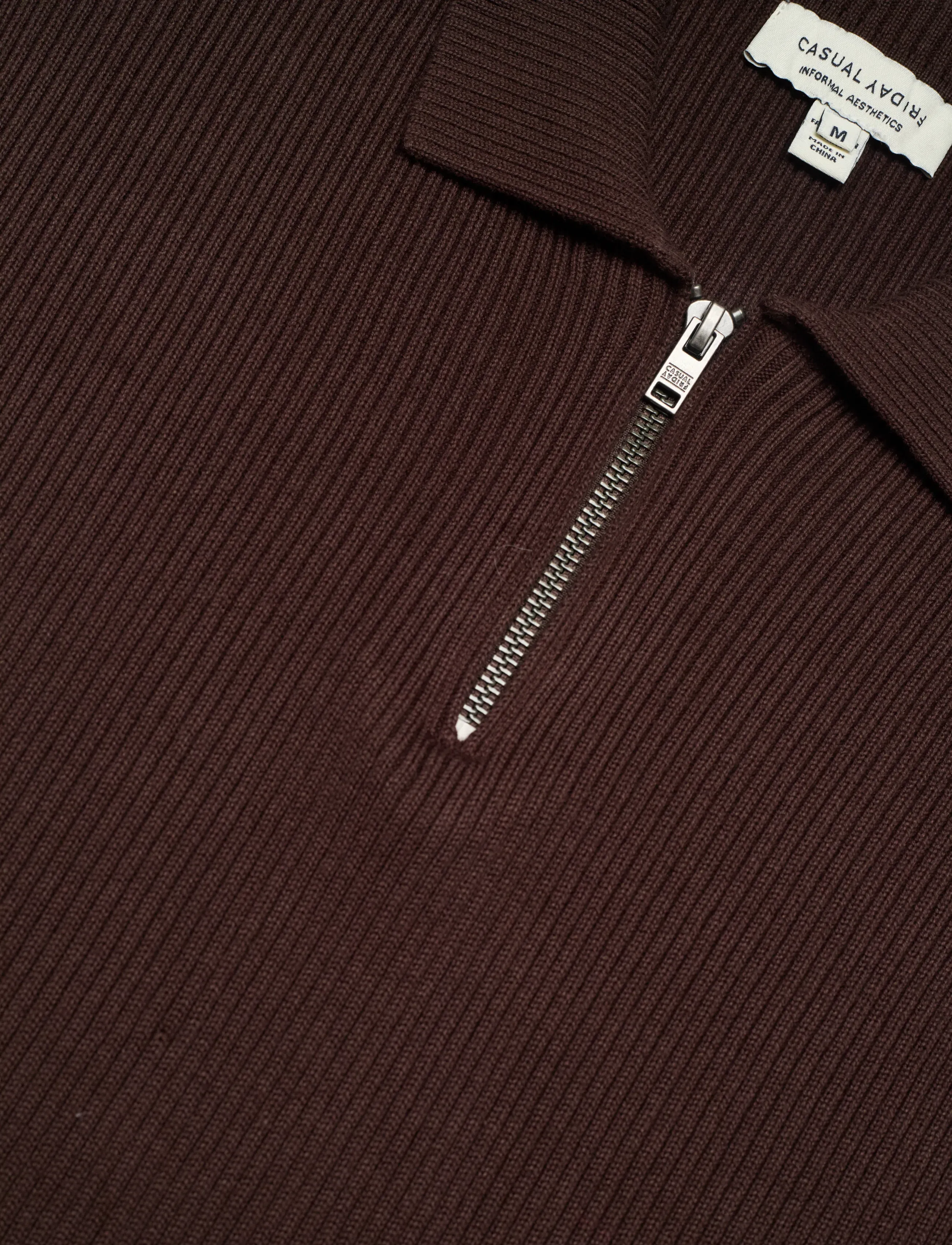 Casual Friday - CFSANTIAGO 0323 POLO KNIT - langärmelige strick-polohemden - seal brown - 2
