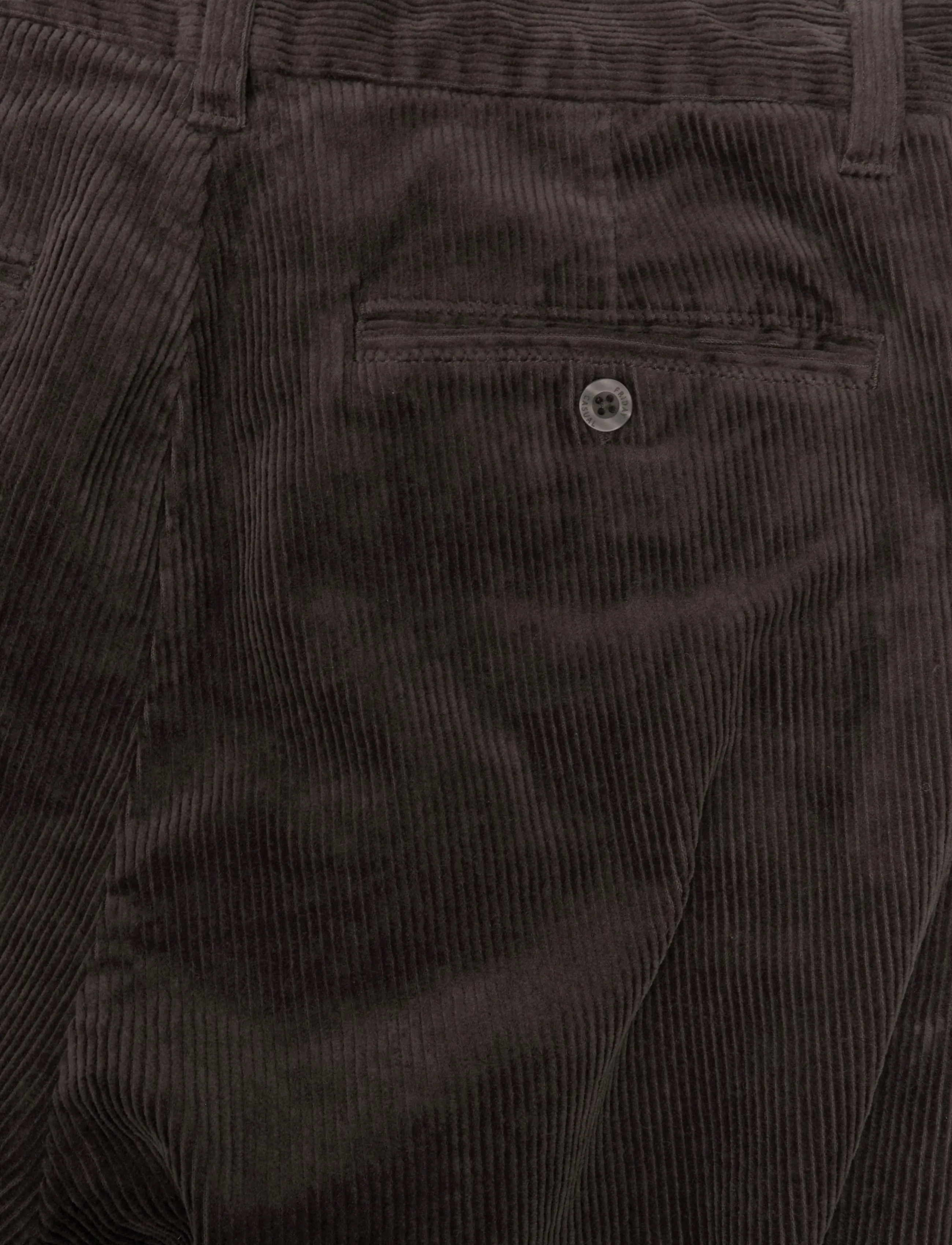 Casual Friday - CFAMUNDSEN 0328 CORDUROY PANTS - casual bukser - seal brown - 4