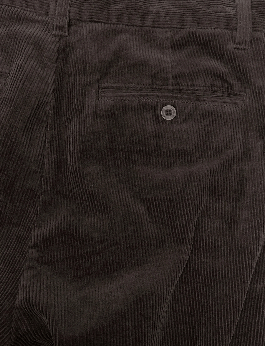 Casual Friday - CFAMUNDSEN 0328 CORDUROY PANTS - casual bukser - seal brown - 4