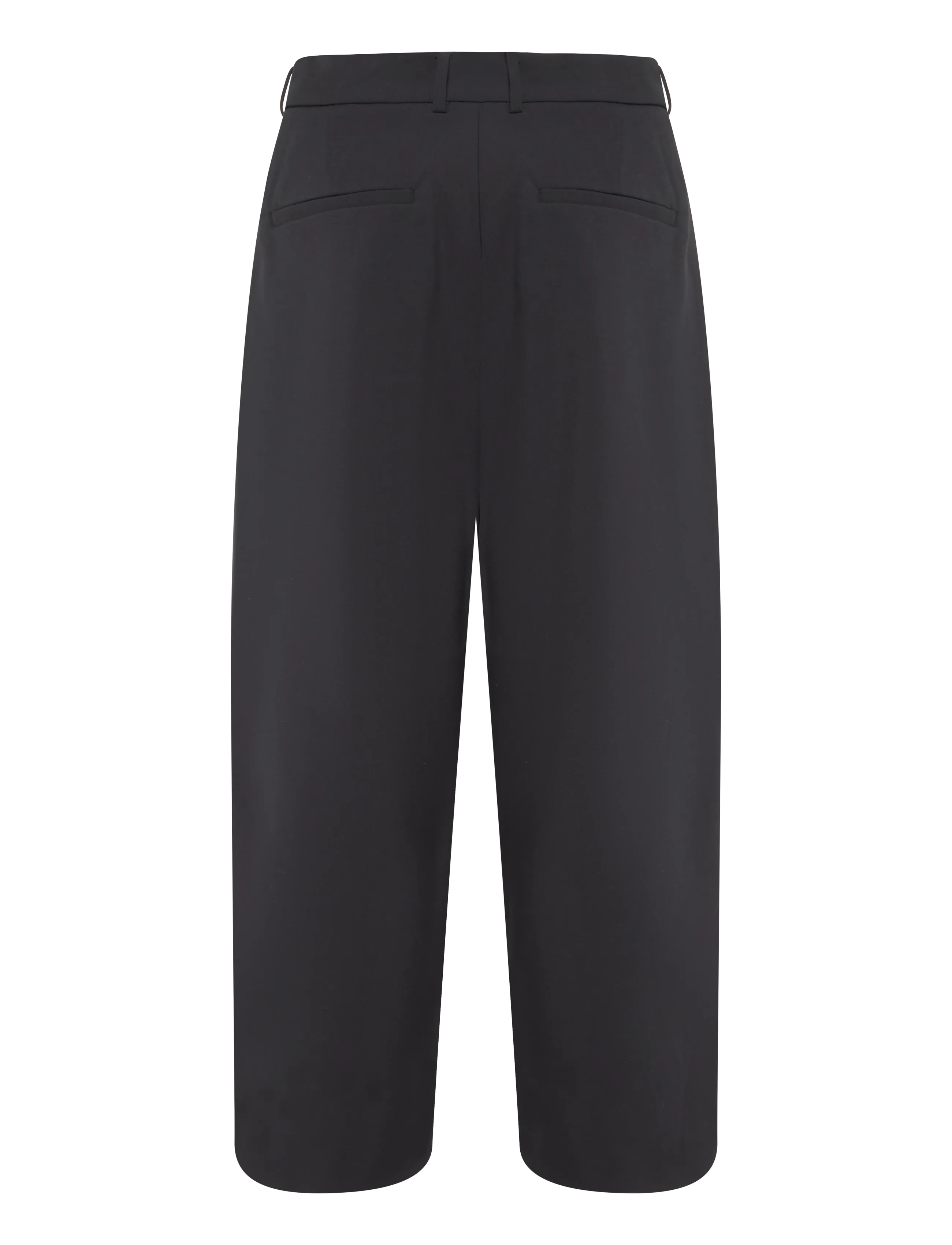 Casual Friday - CFASKE 0331 RELAXED WIDE PANTS - casual bukser - black beauty - 1