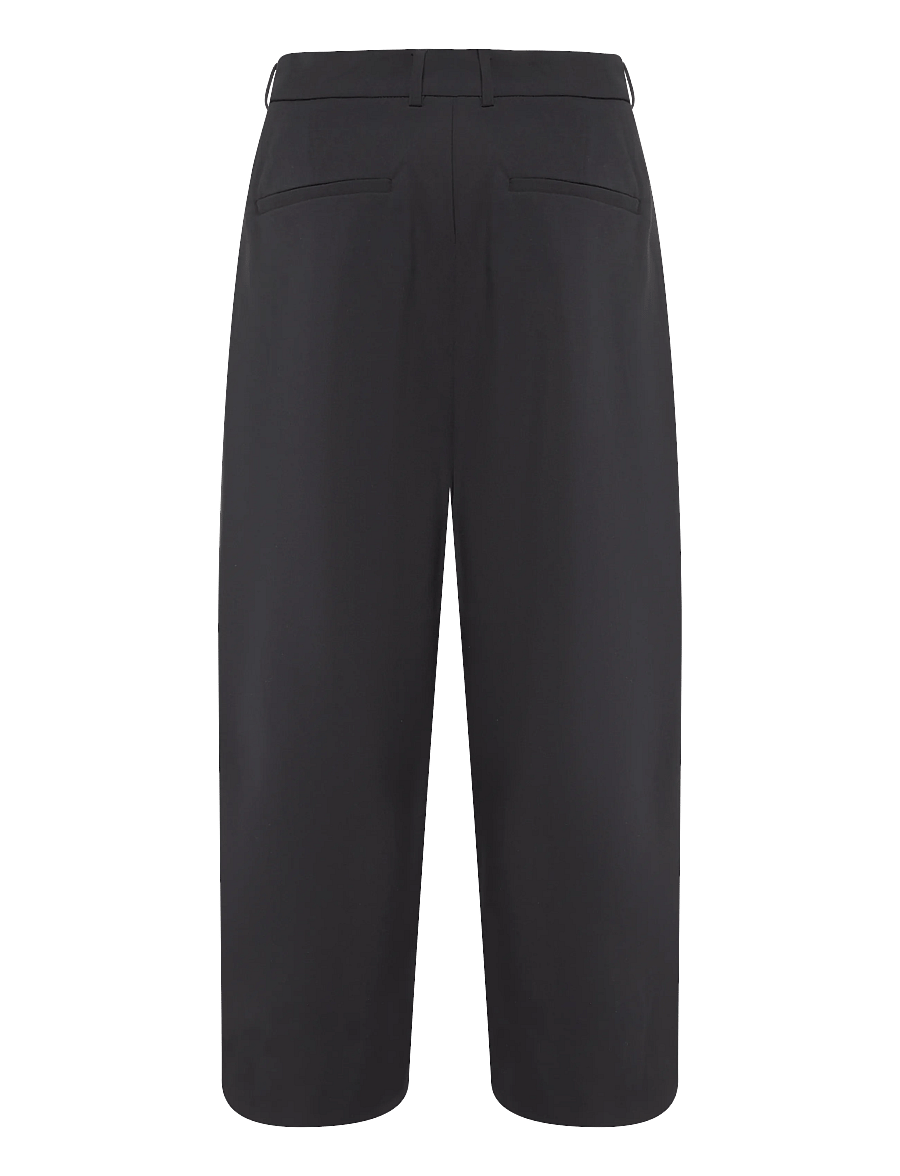Casual Friday - CFASKE 0331 RELAXED WIDE PANTS - casual bukser - black beauty - 1