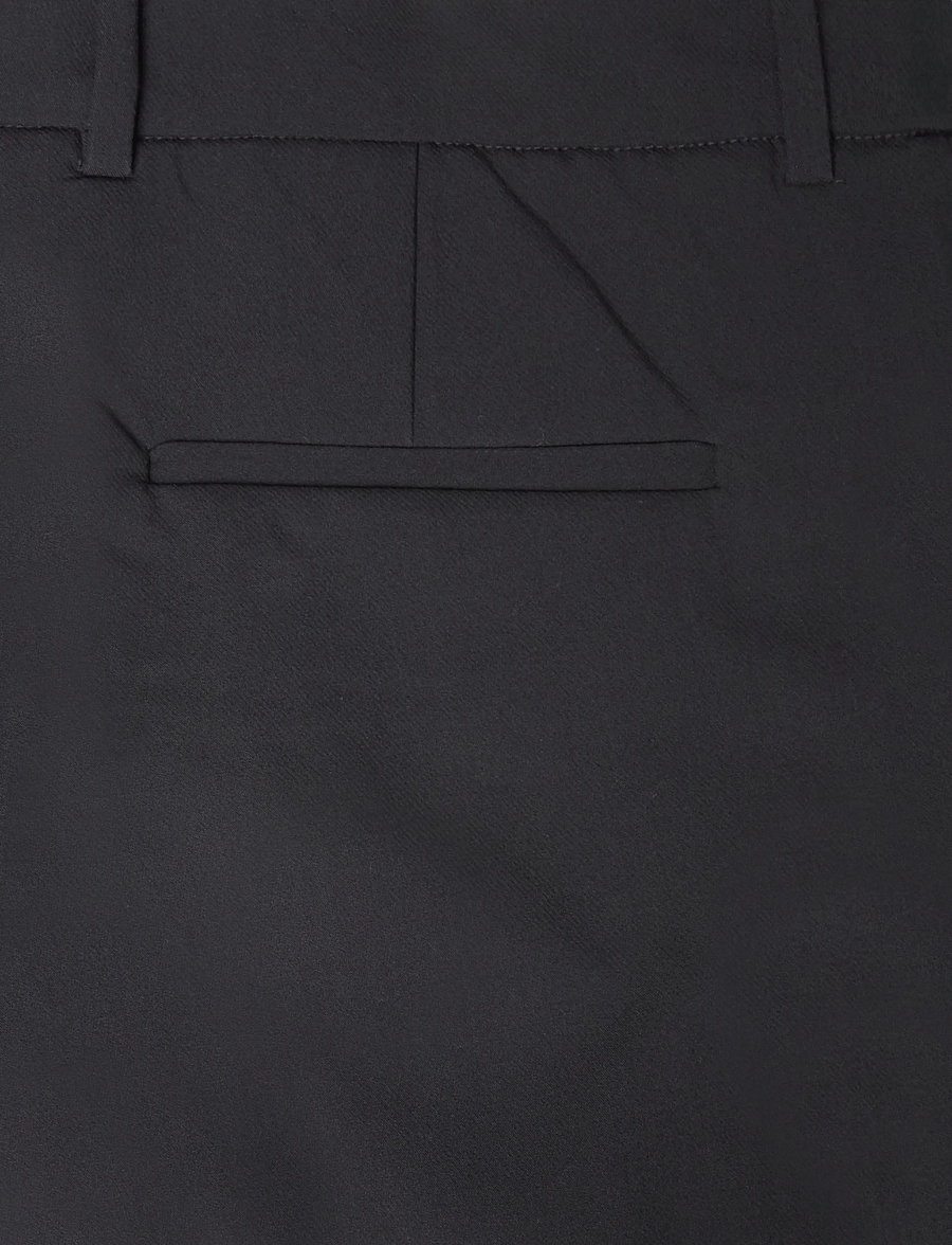 Casual Friday - CFASKE 0331 RELAXED WIDE PANTS - casual bukser - black beauty - 4