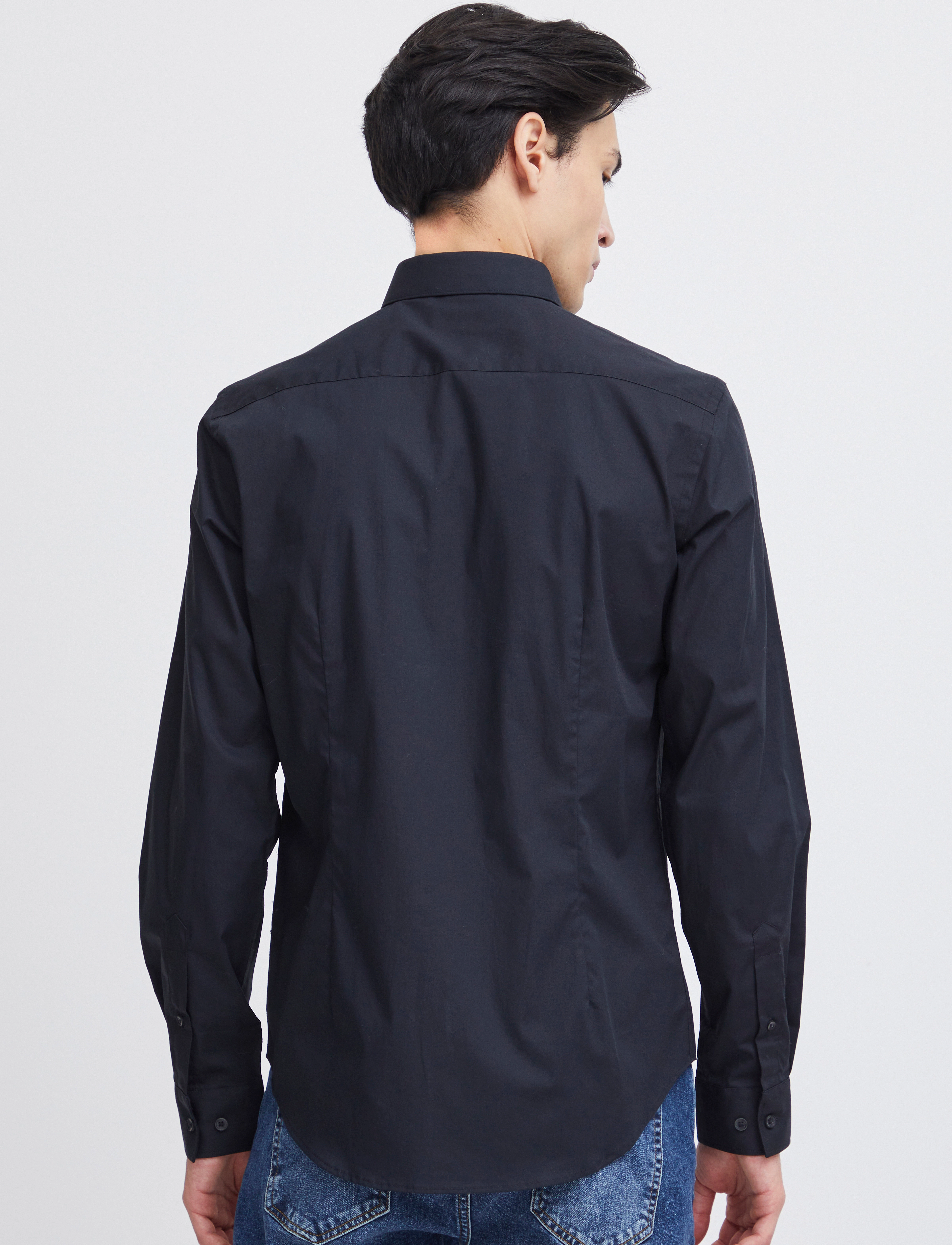 Casual Friday - CFPALLE Slim Fit Shirt - casual shirts - black - 4