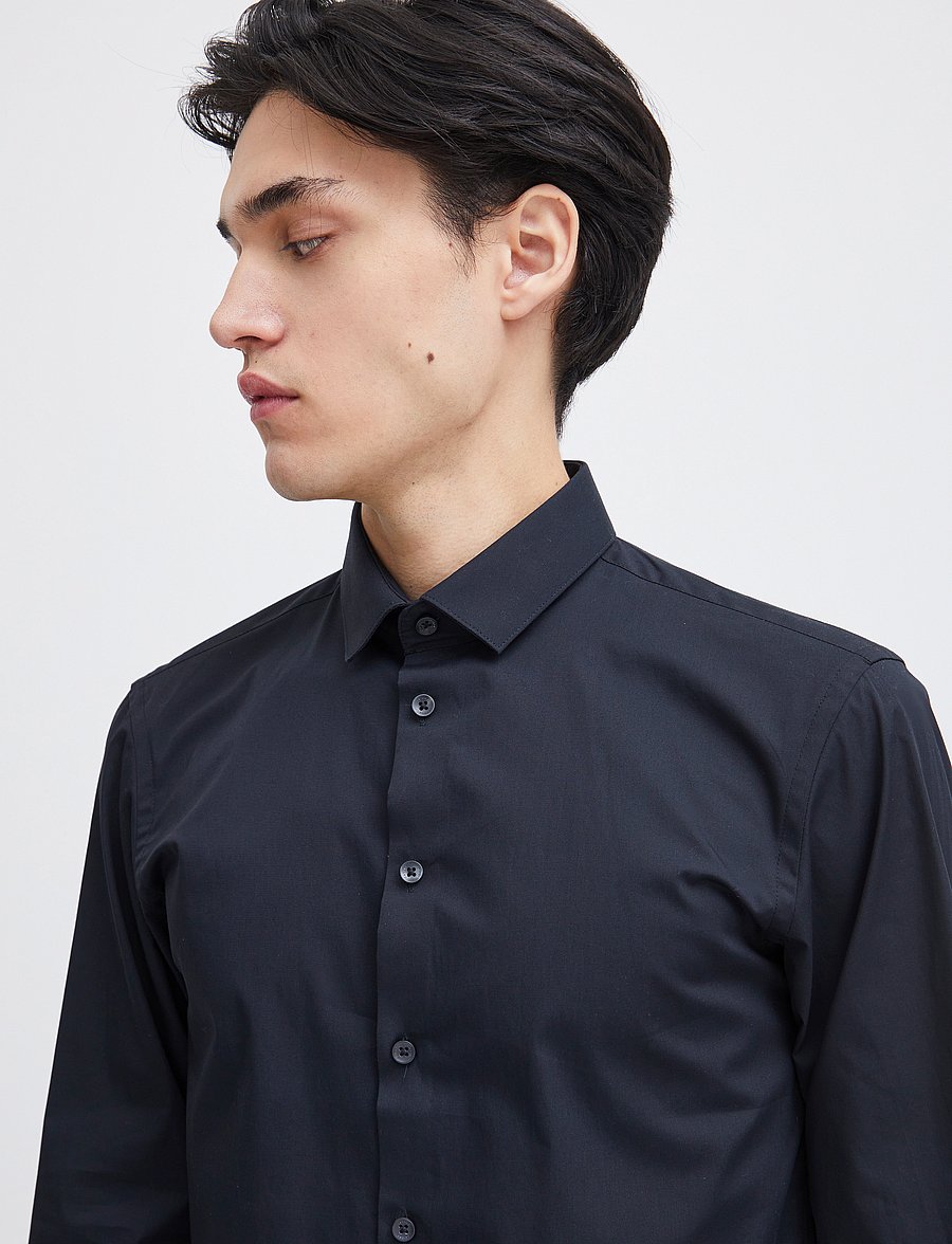 Casual Friday - CFPALLE Slim Fit Shirt - casual shirts - black - 5