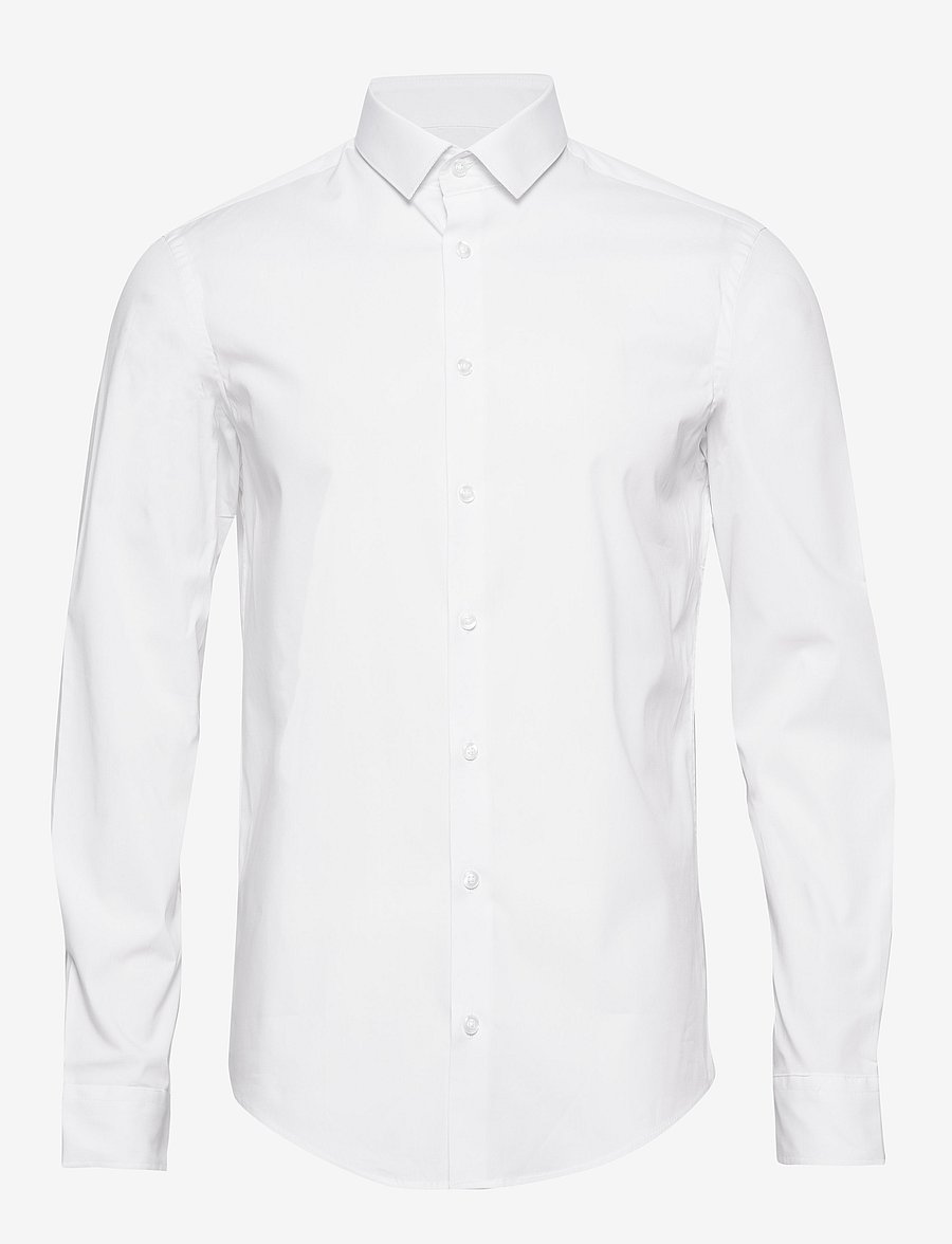 Casual Friday - CFPALLE Slim Fit Shirt - vabaajasärgid - bright white - 1