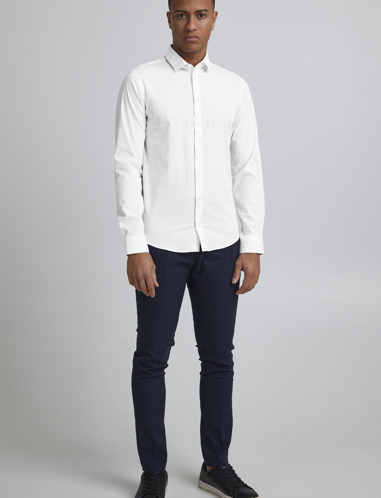 Casual Friday - CFPALLE Slim Fit Shirt - business skjorter - bright white - 0
