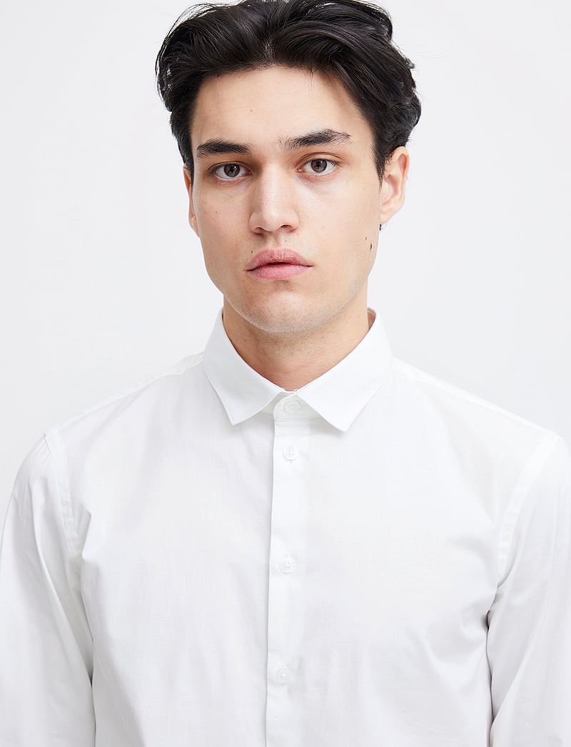 Casual Friday - CFPALLE Slim Fit Shirt - casual skjortor - bright white - 4