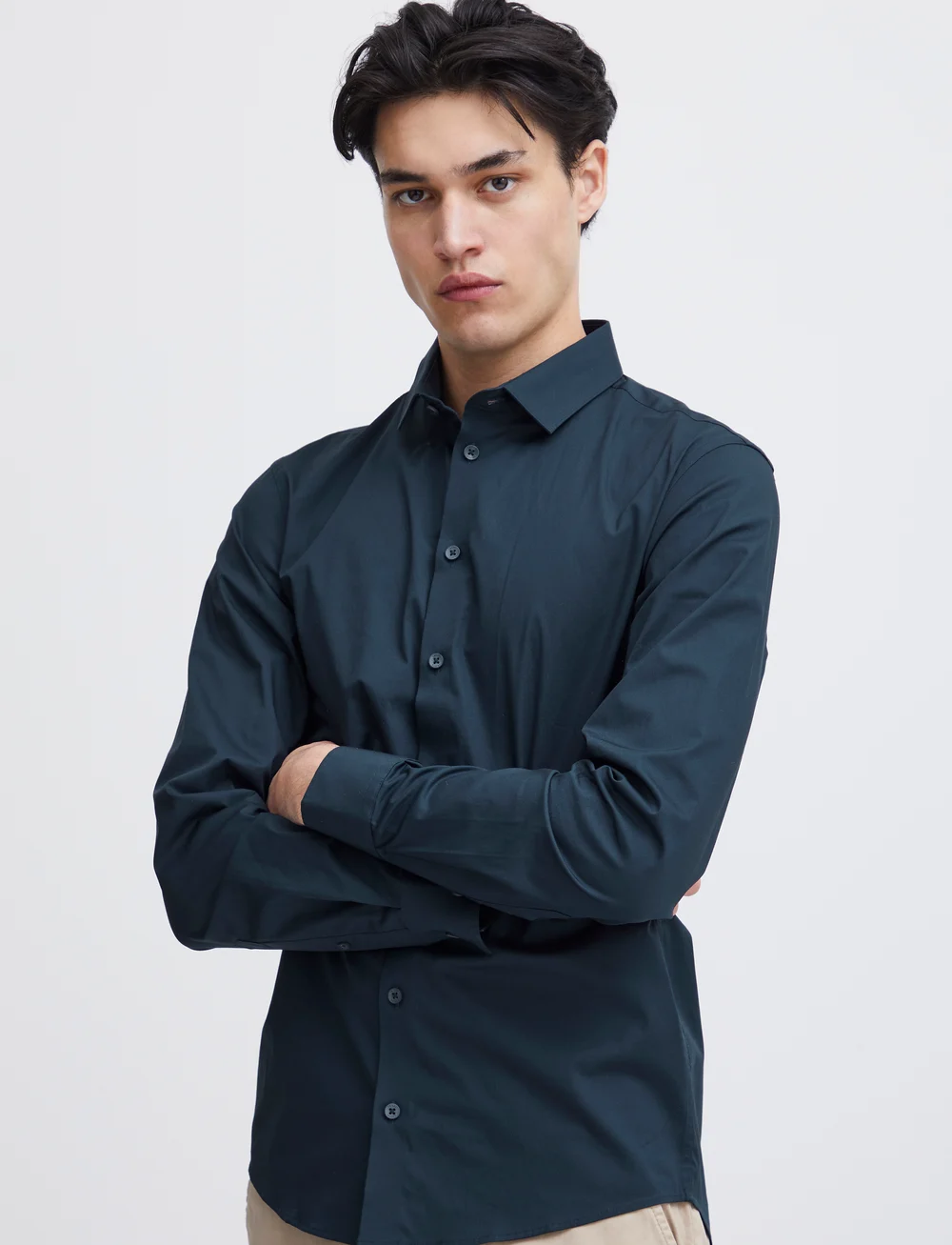 Casual Friday - CFPALLE Slim Fit Shirt - casual shirts - navy - 3