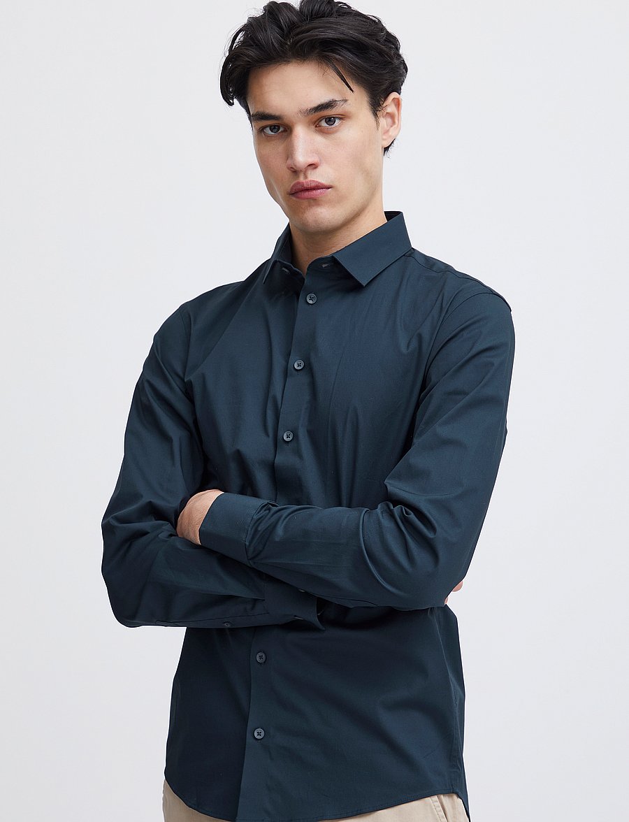 Casual Friday - CFPALLE Slim Fit Shirt - casual shirts - navy - 3