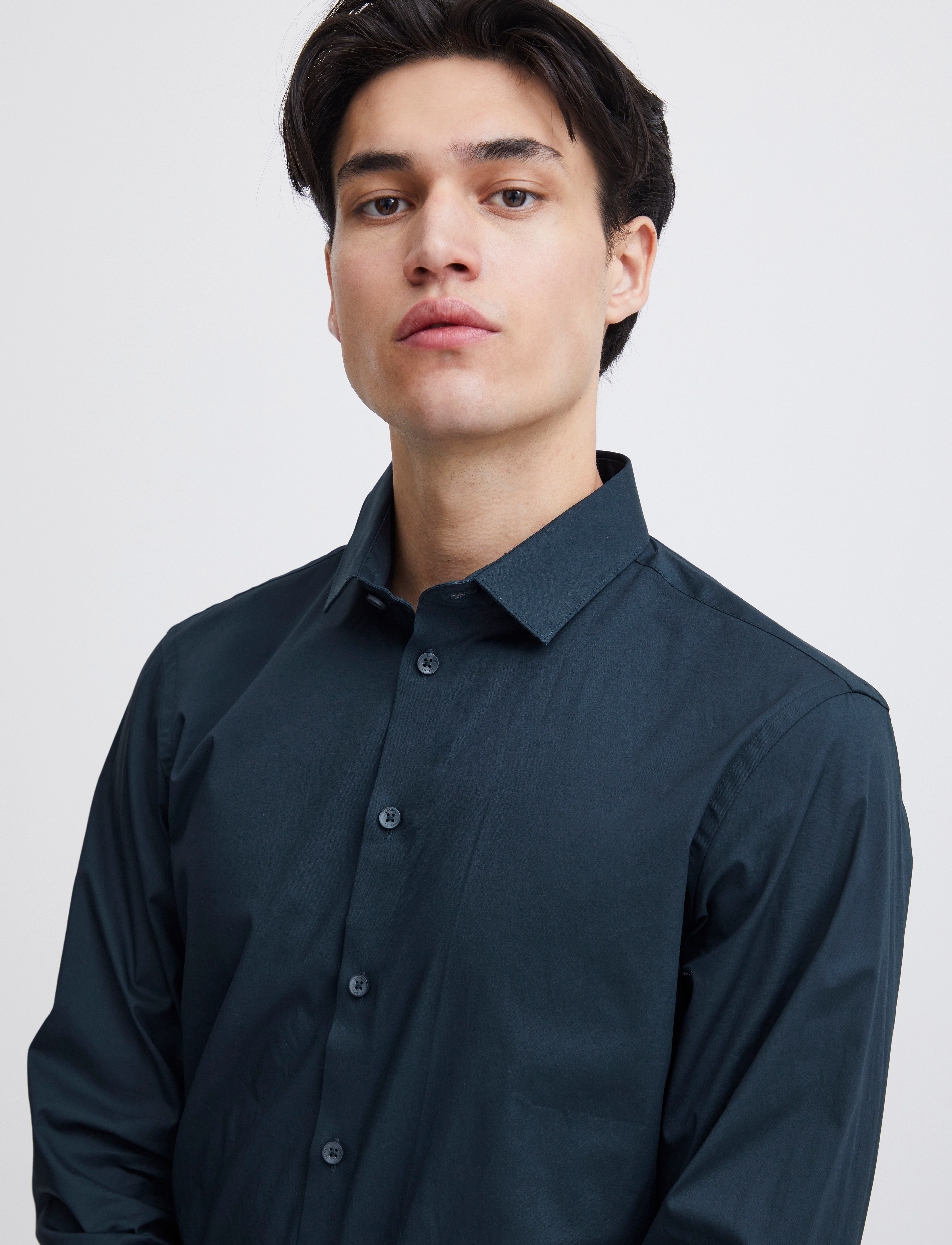 Casual Friday - CFPALLE Slim Fit Shirt - laveste priser - navy - 5