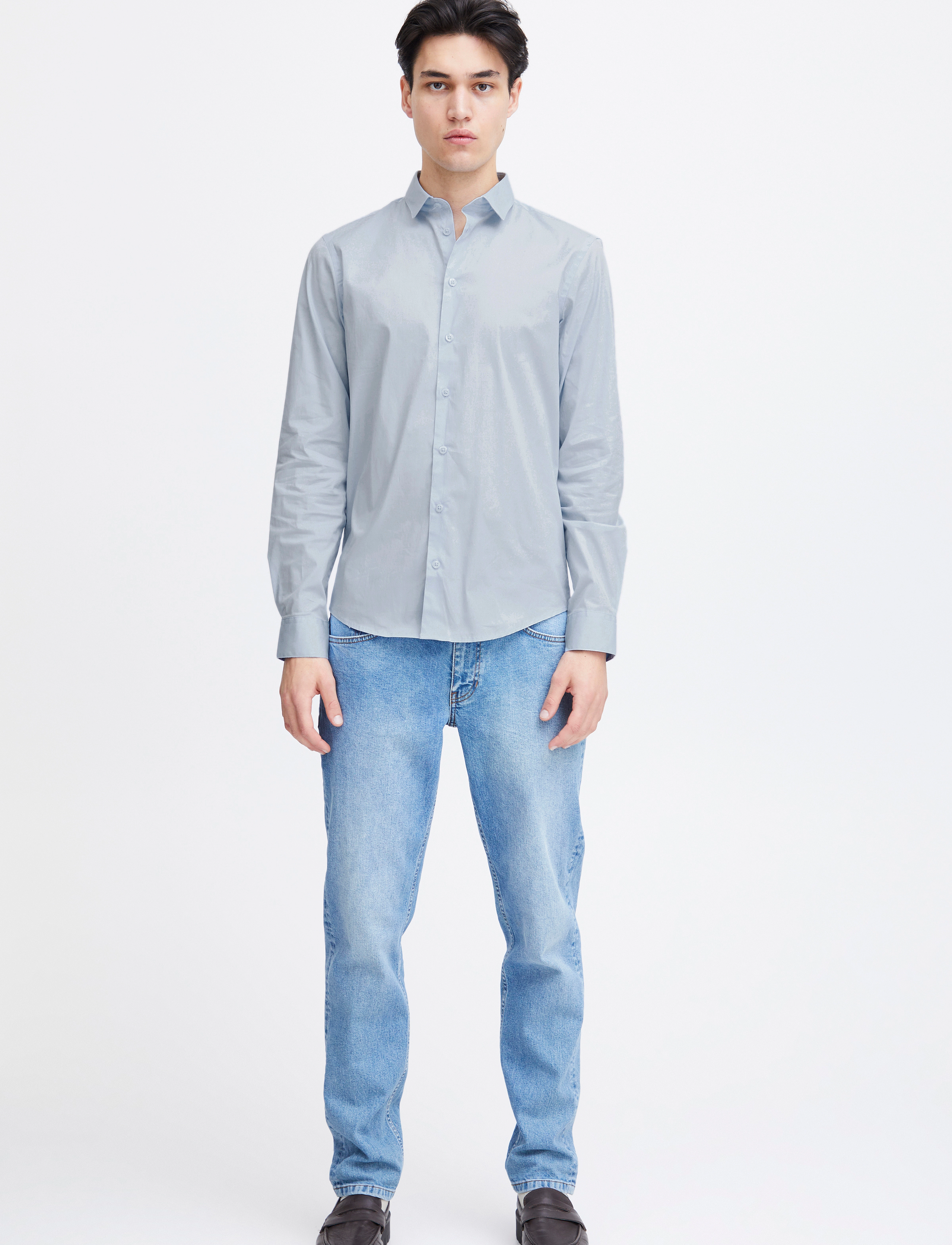 Casual Friday Cfpalle Slim Fit Shirt, XXS, Shirts, Blau - Casual, Männerswear