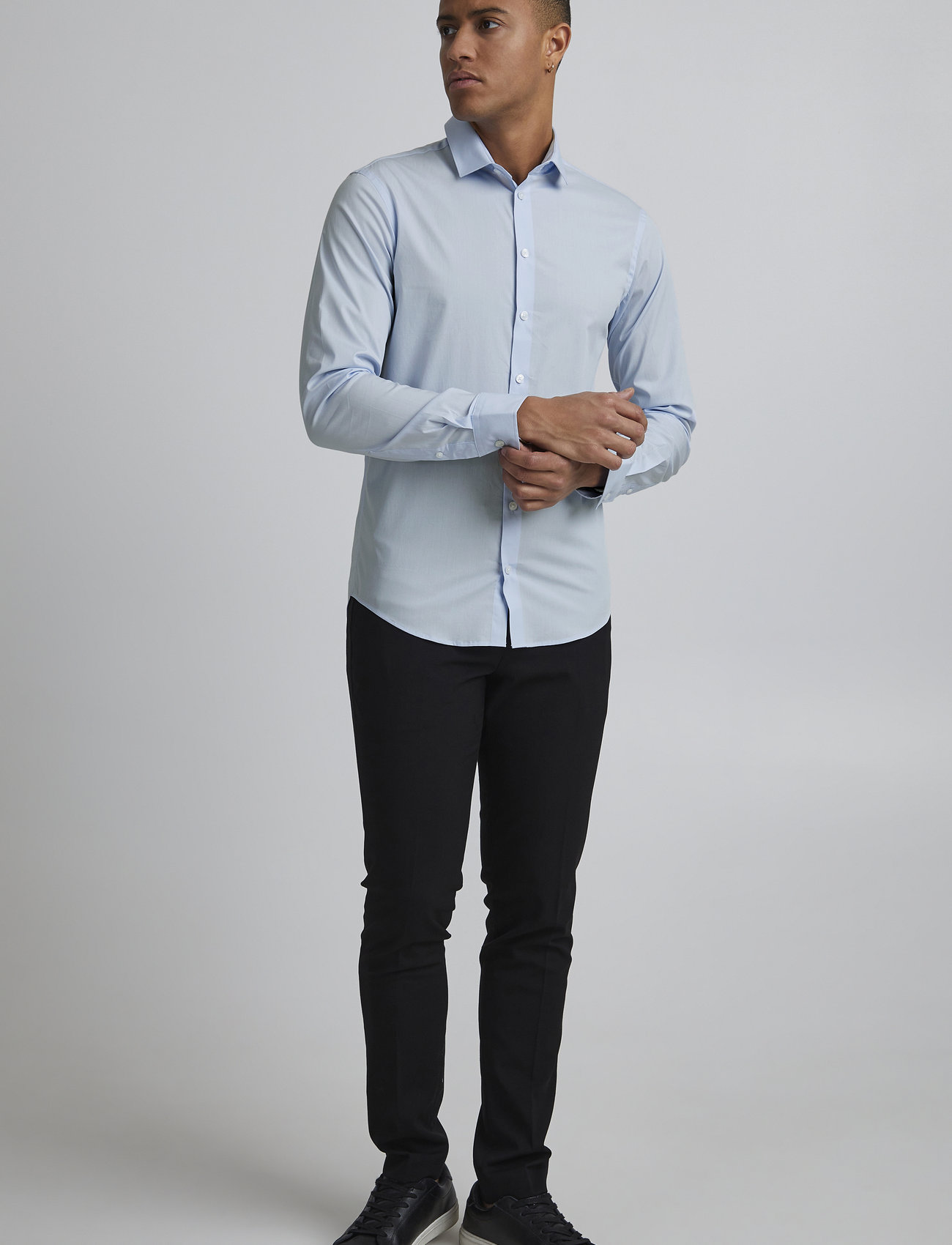 Casual Friday - CFPALLE Slim Fit Shirt - business shirts - pale blue - 0