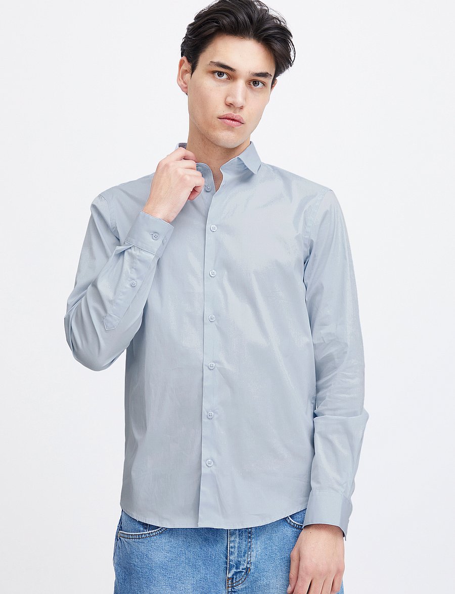 Casual Friday - CFPALLE Slim Fit Shirt - casual skjortor - pale blue - 3