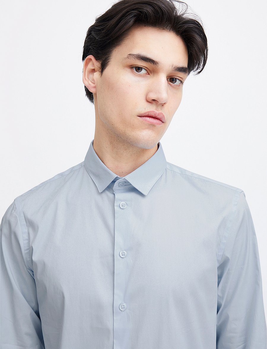 Casual Friday - CFPALLE Slim Fit Shirt - casual skjortor - pale blue - 5