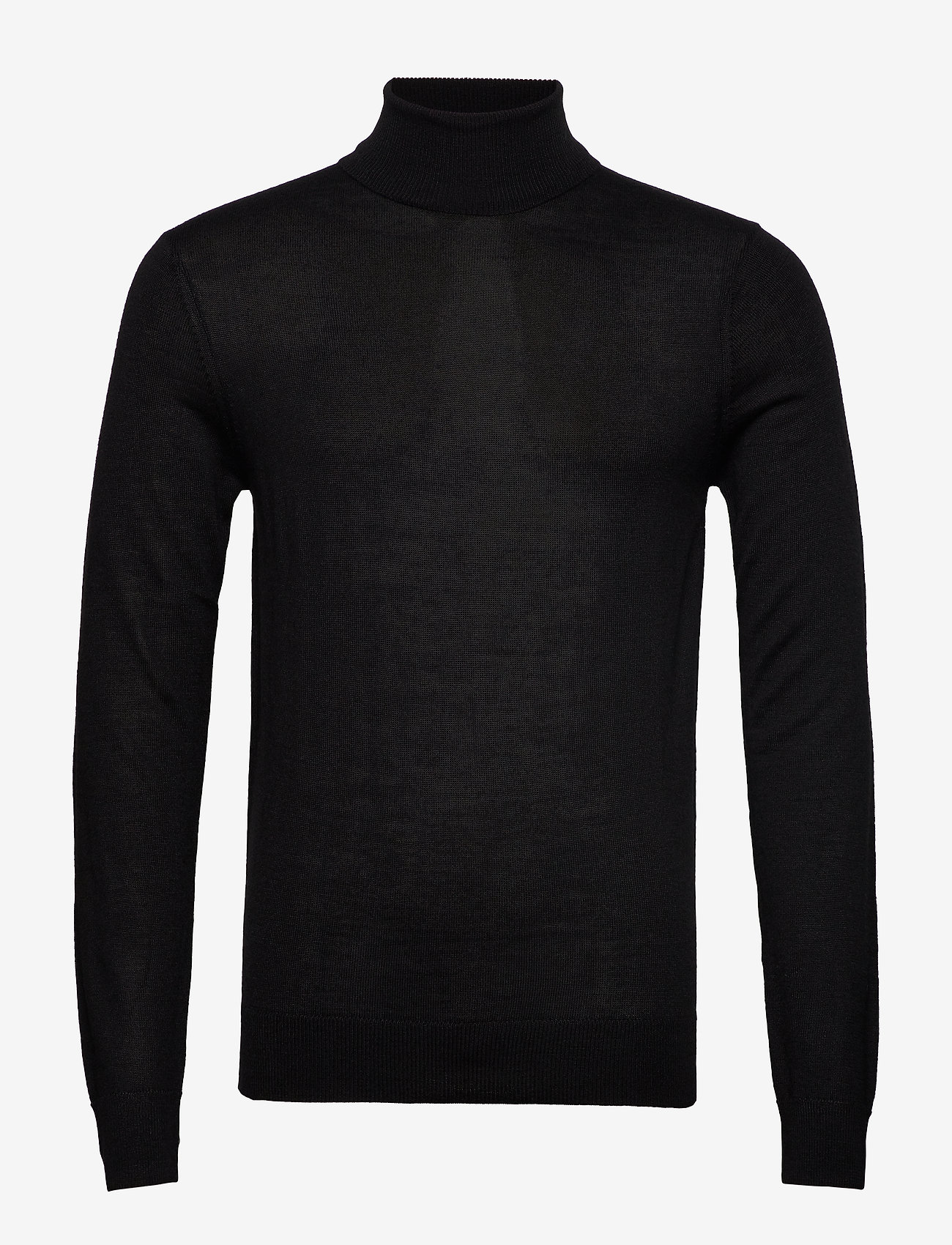 Casual Friday - CFKONRAD Merino Roll Neck Knit - black - 0