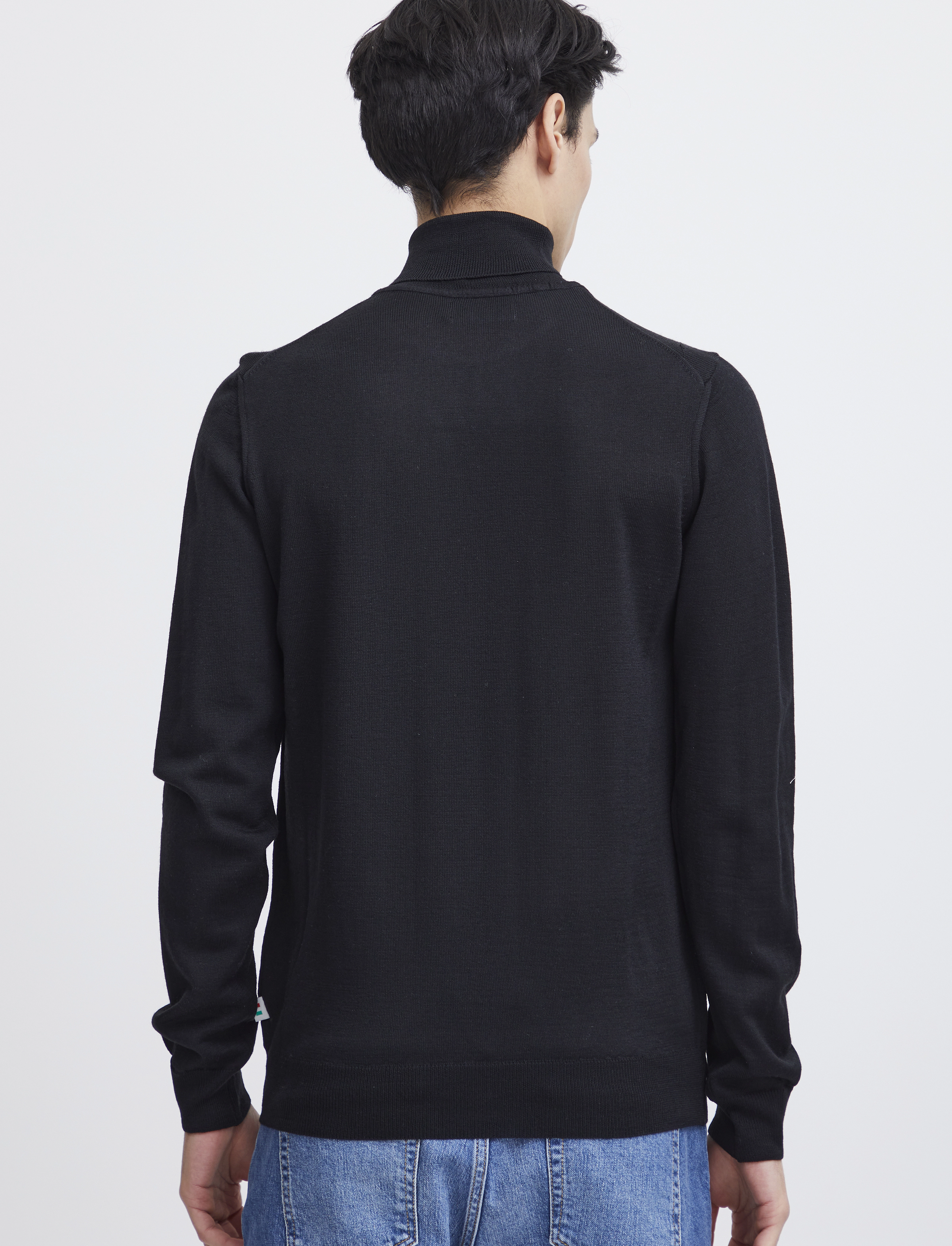 Casual Friday - CFKONRAD Merino Roll Neck Knit - black - 4