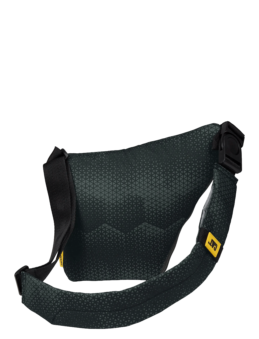 Caterpillar - CAT Jones Slim Travel Bag - Millenial Classic - axelremsväskor - black streamline - 1