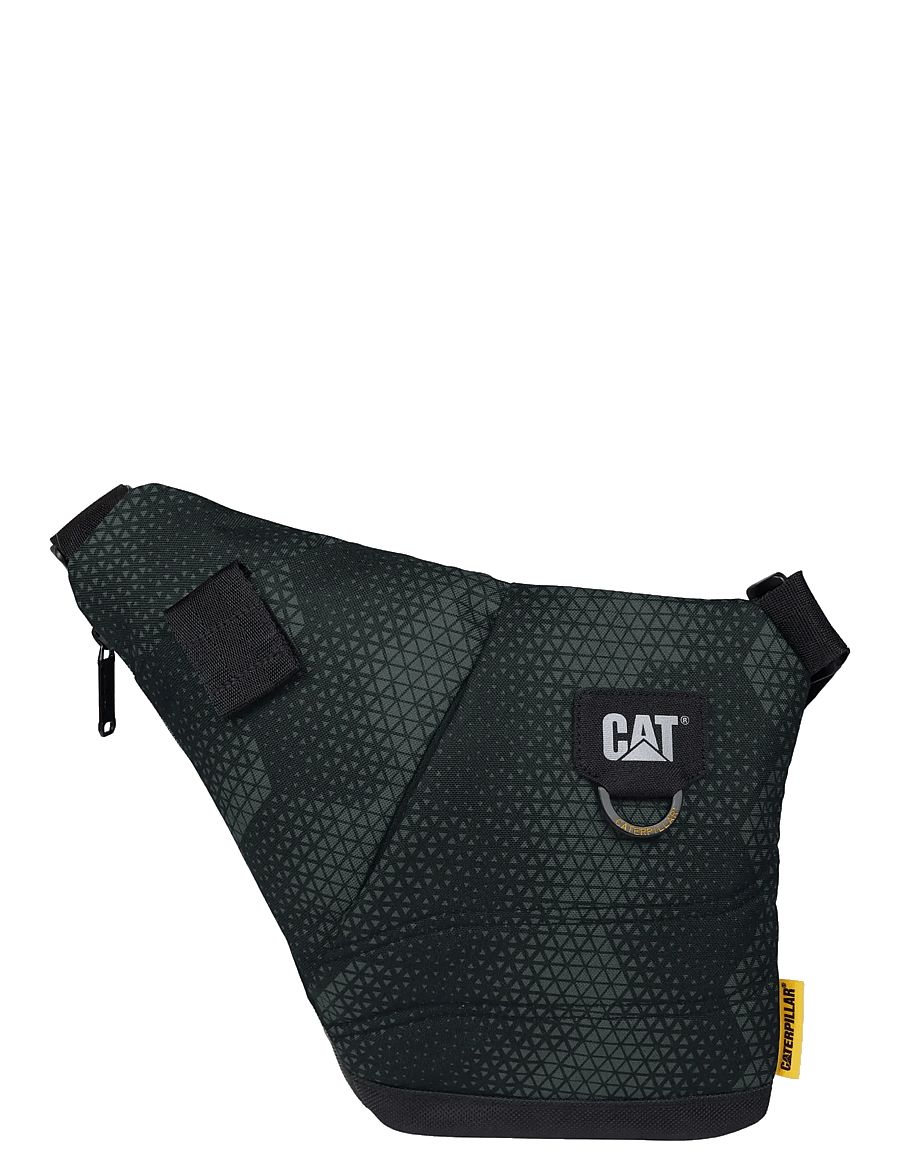 Caterpillar - CAT Jones Slim Travel Bag - Millenial Classic - axelremsväskor - black streamline - 2