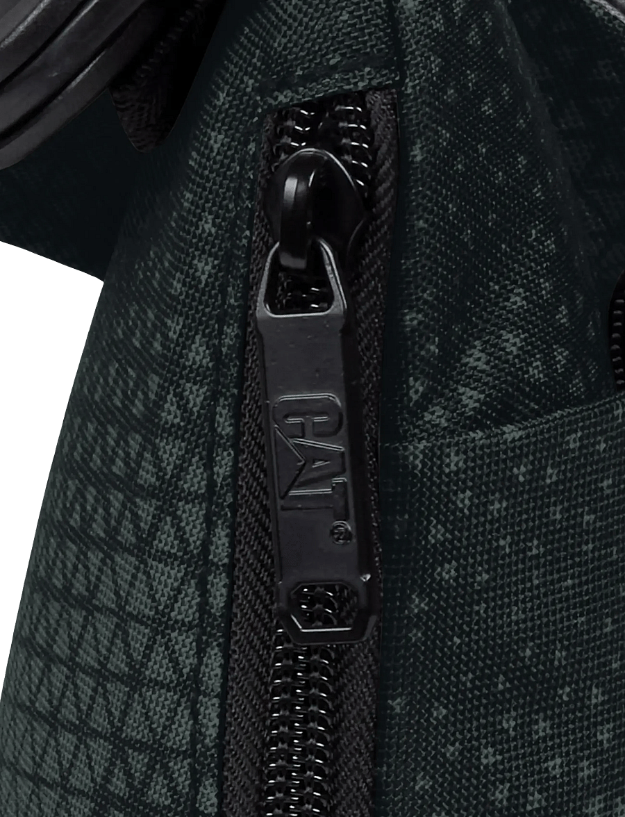 Caterpillar - CAT Jones Slim Travel Bag - Millenial Classic - axelremsväskor - black streamline - 4