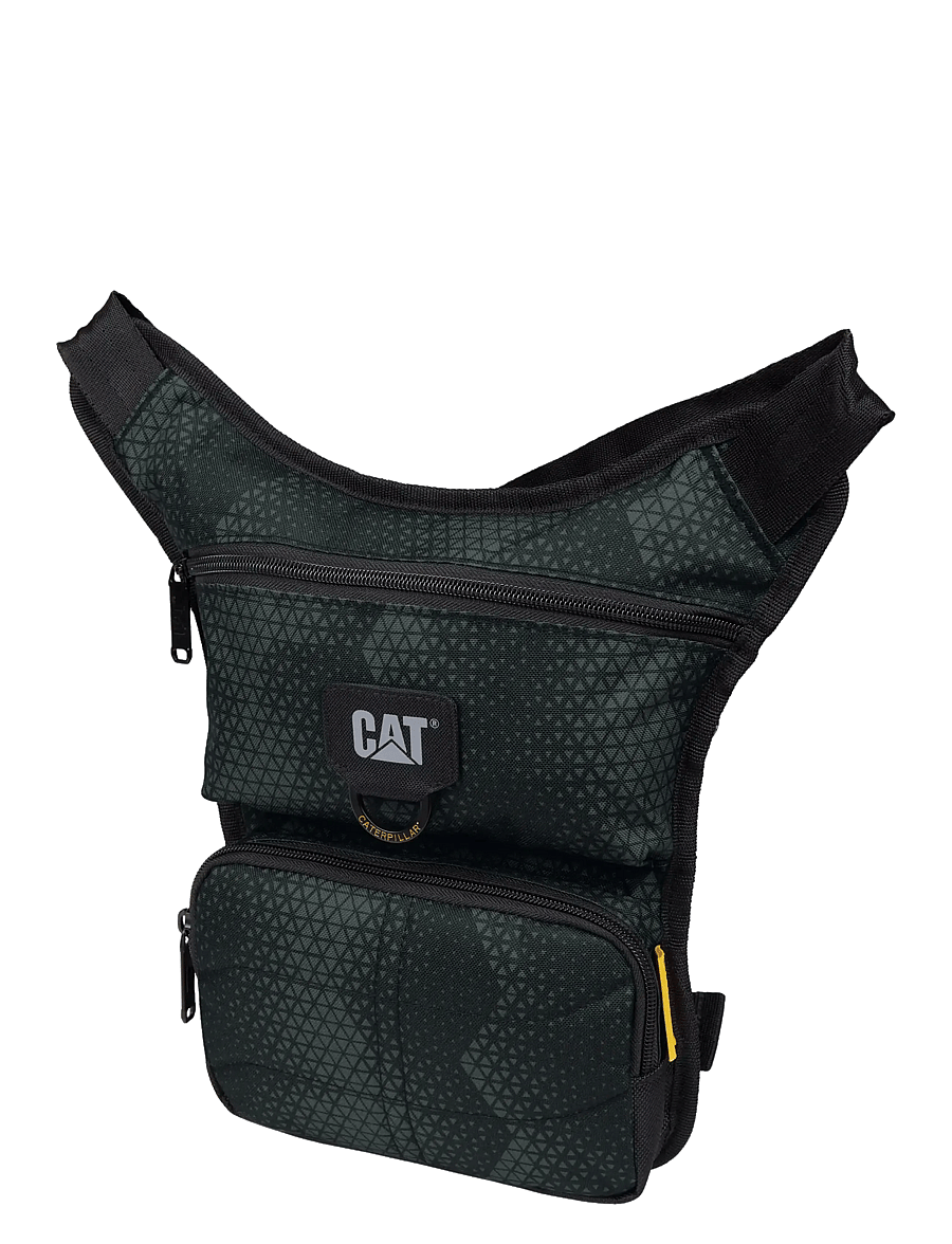 Caterpillar - CAT Steve Leg Waist Bag - Millennial Classic - magväskor - black streamline - 0
