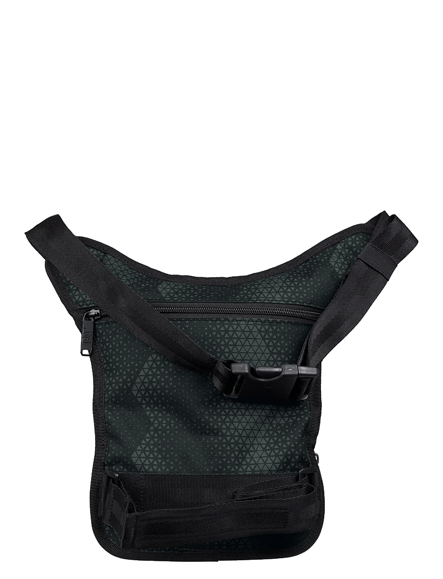 Caterpillar - CAT Steve Leg Waist Bag - Millennial Classic - magväskor - black streamline - 1