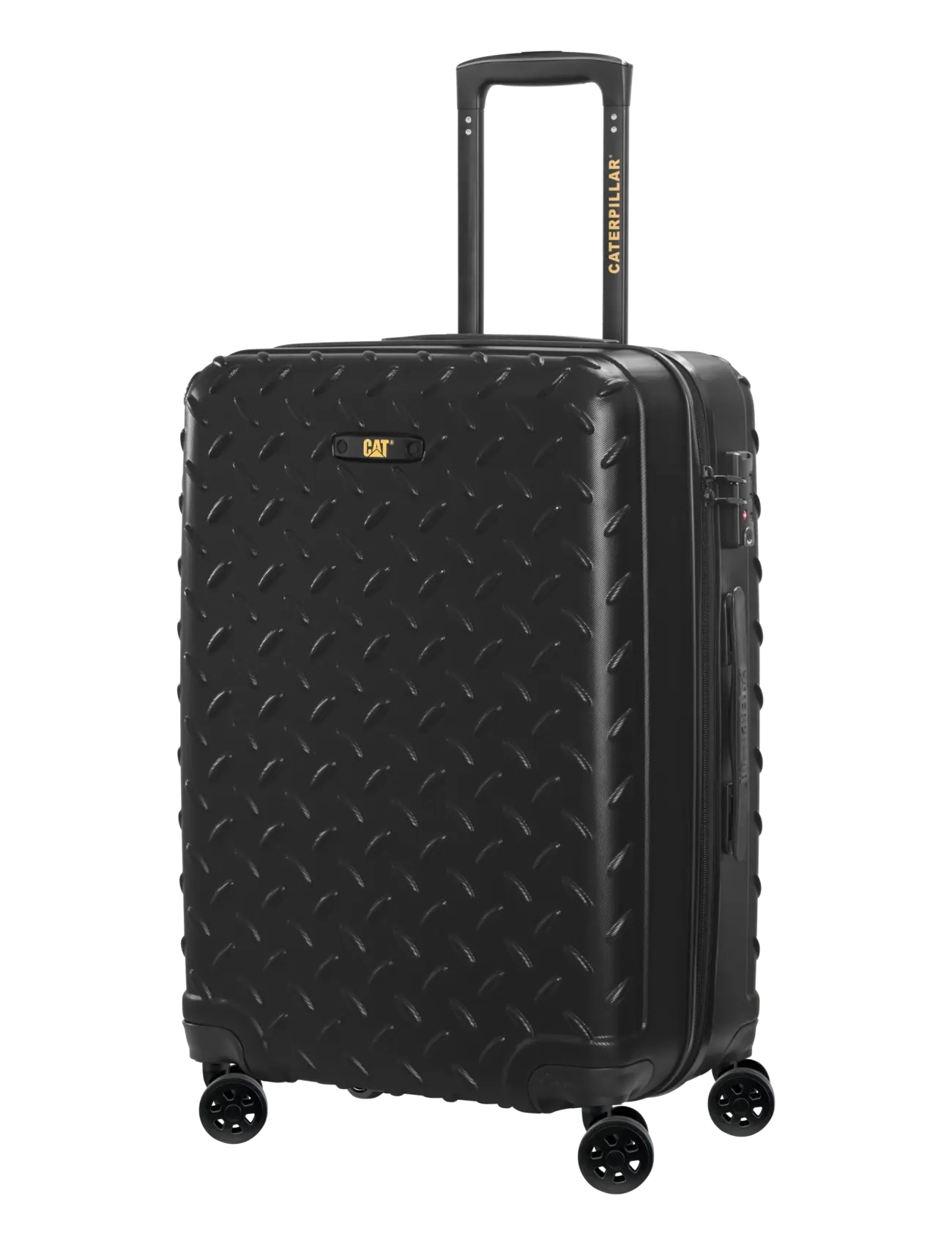 Caterpillar CAT Industrial Plate Trolley 28"  - Cat Cargo - Födelsedag - BLACK / black
