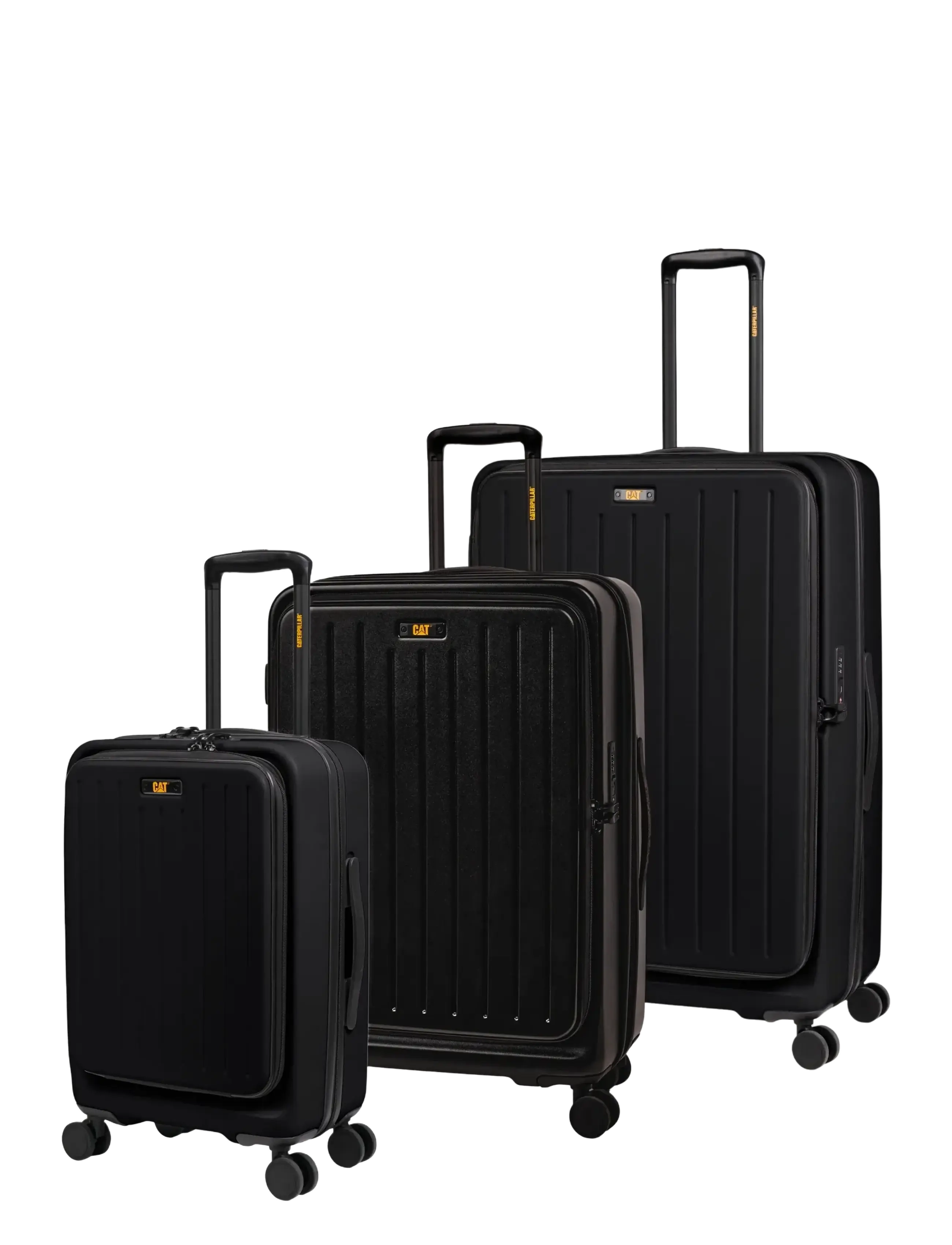 Caterpillar CAT Nexus Trolley 3 pcs set - Cat Cargo - Födelsedag - BLACK / black
