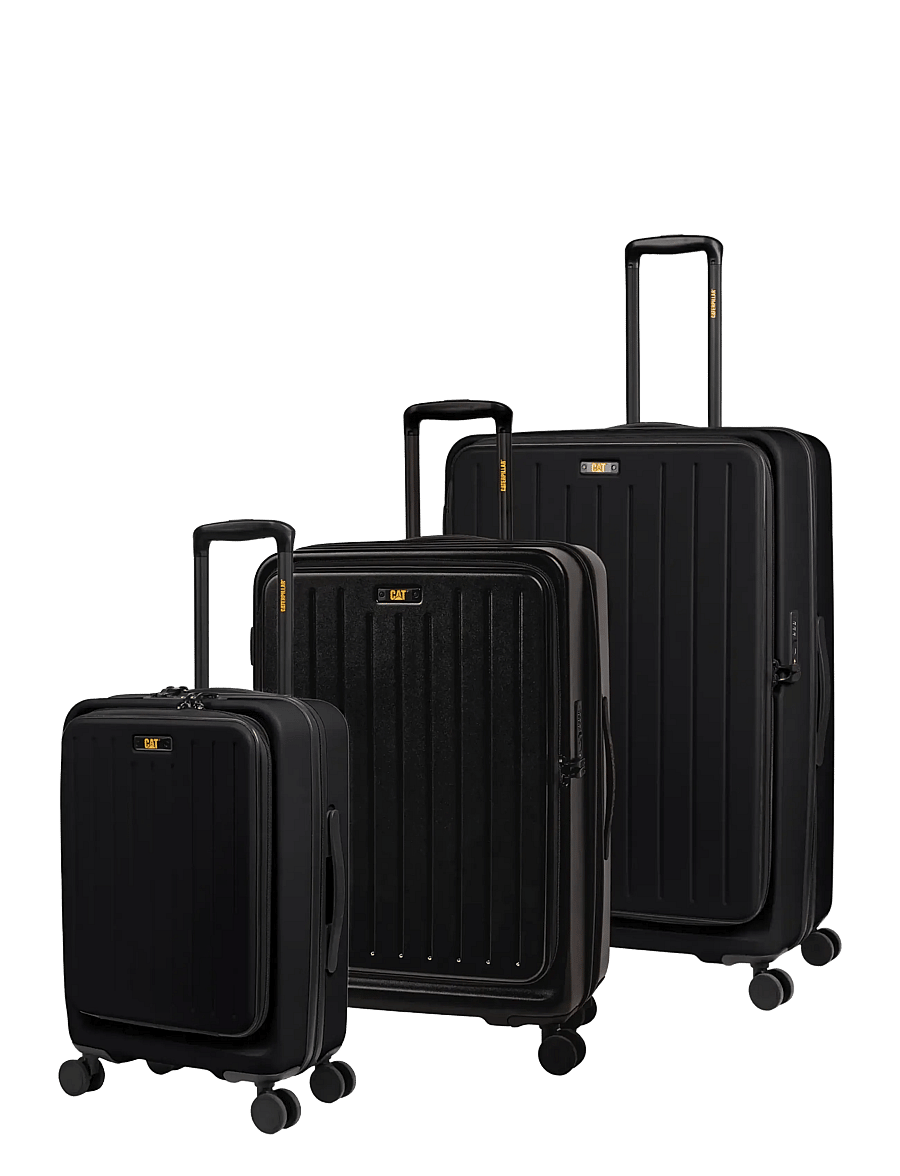 Caterpillar - CAT Nexus Trolley 3 pcs set - Cat Cargo - shoppa efter tillfälle - black - 0