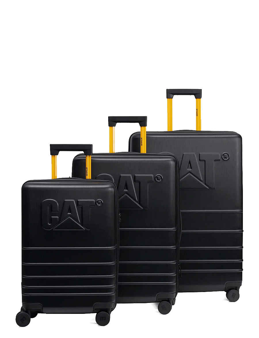 Caterpillar - CAT Tech Trolley 3 pcs set - Cat Cargo - shoppa efter tillfälle - black - 0