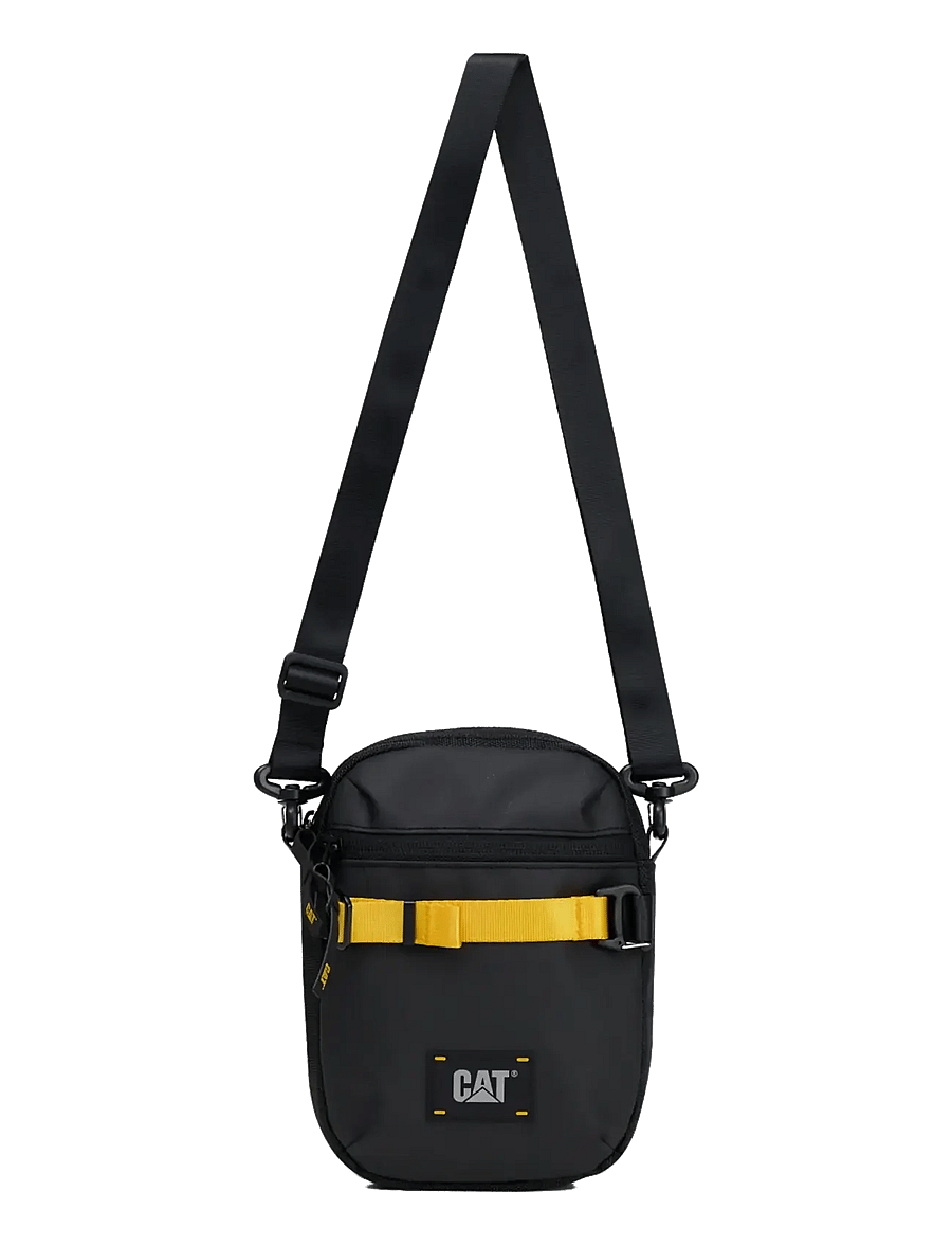 Caterpillar - CAT Utility X Shoulder Bag - Signature - axelremsväskor - black - 0