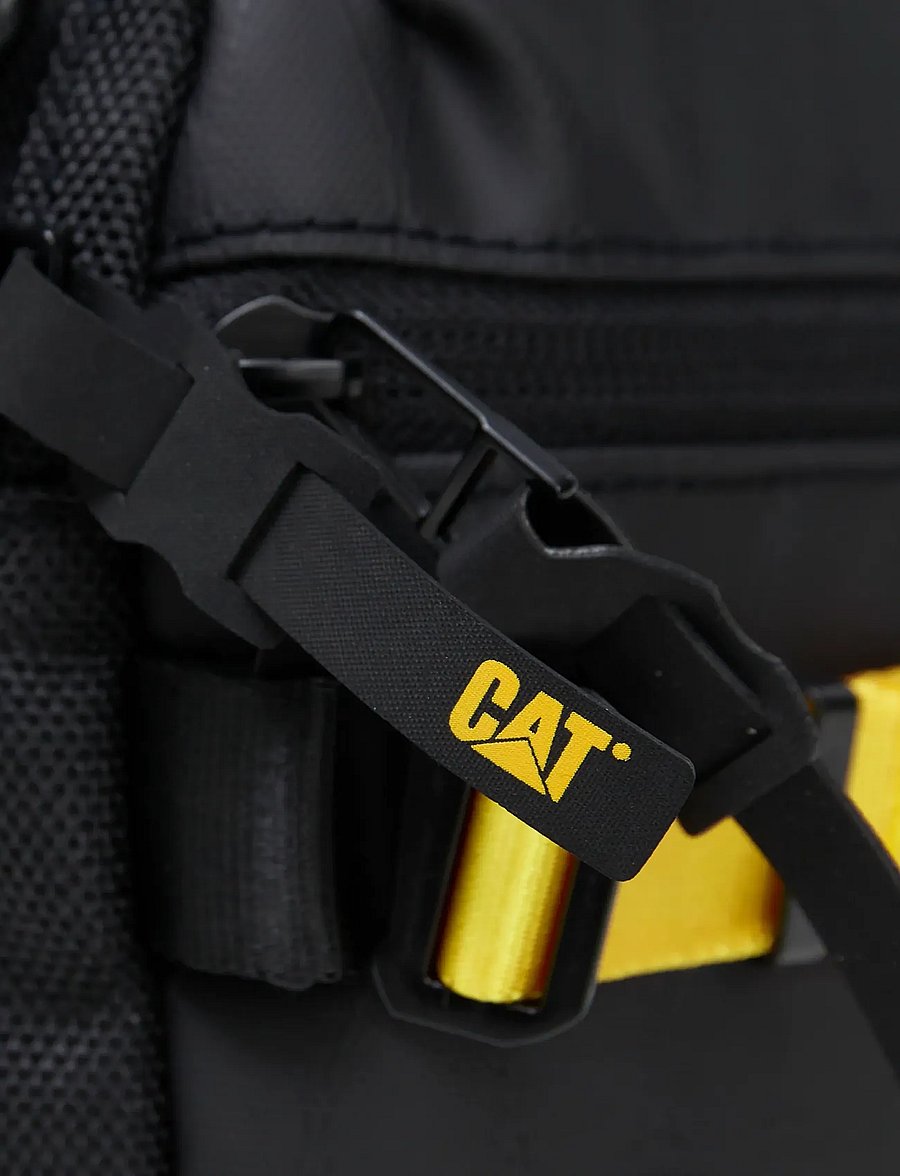 Caterpillar - CAT Utility X Shoulder Bag - Signature - axelremsväskor - black - 4