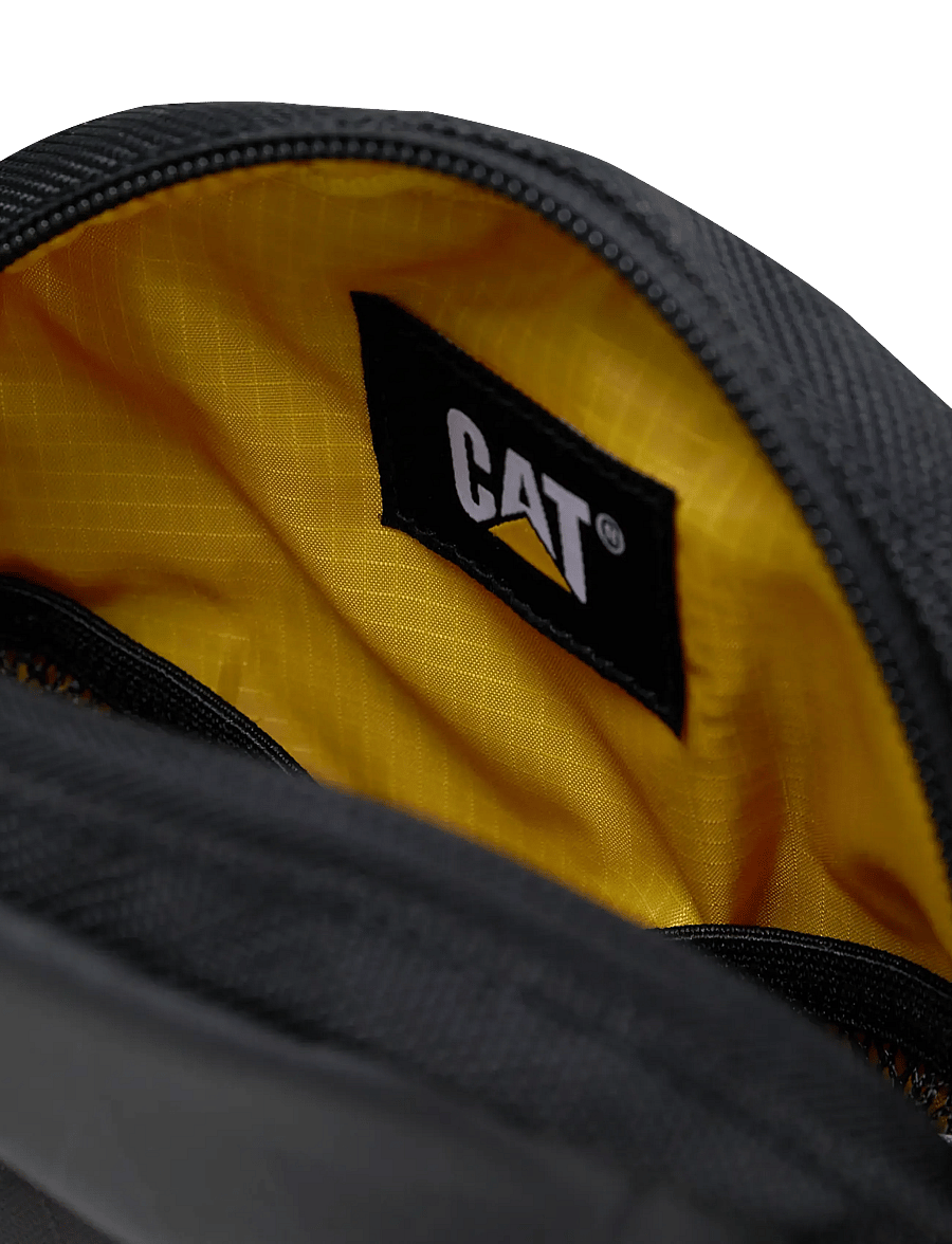 Caterpillar - CAT Utility X Shoulder Bag - Signature - axelremsväskor - black - 5