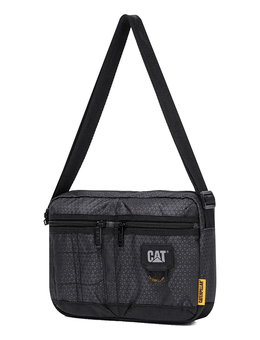 Caterpillar - CAT Richard Shoulder Bag - Millennial Classic - axelremsväskor - black streamline - 0