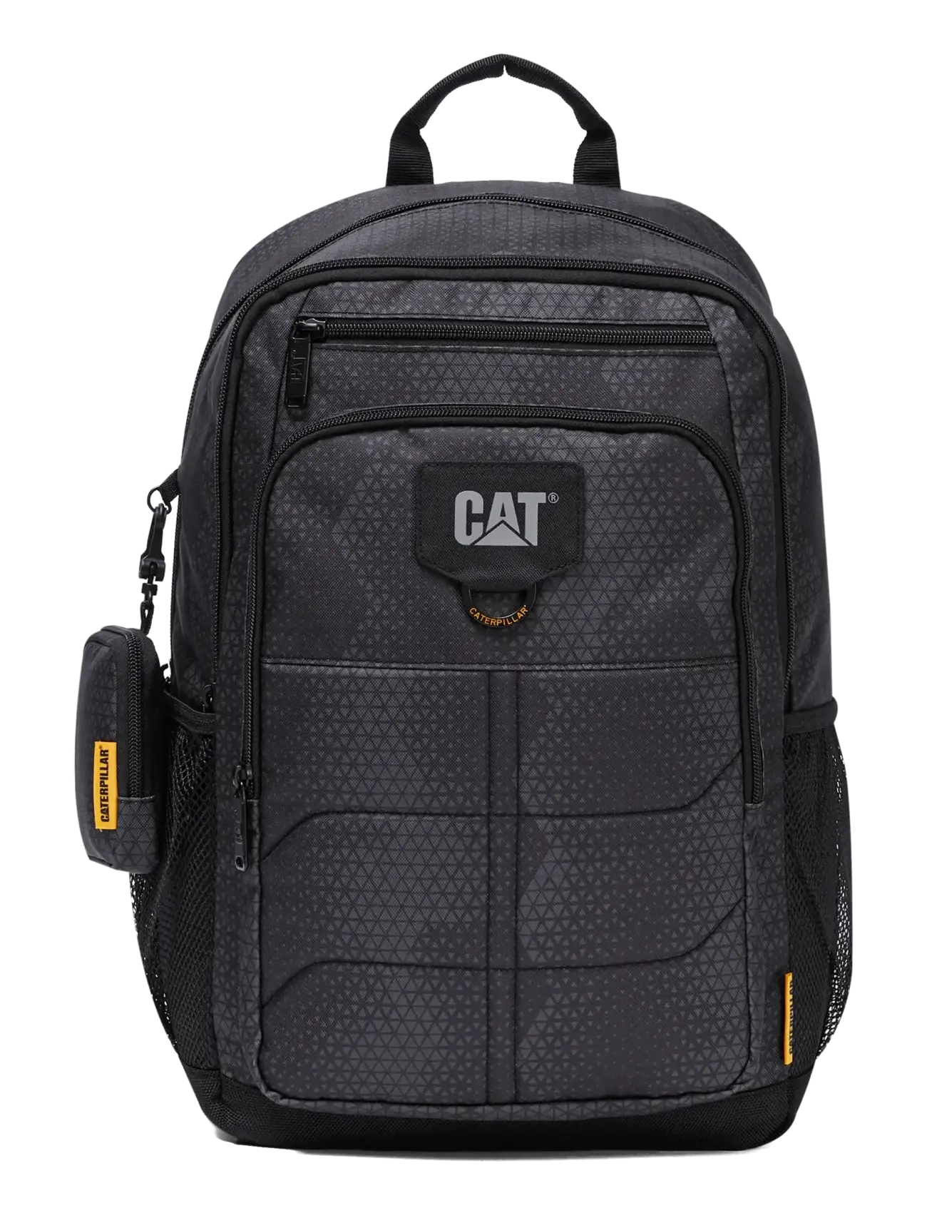 Caterpillar - CAT Bernard Backpack w/mini pouch - Millennial Classic - affärsryggsäckar - black streamline - 3