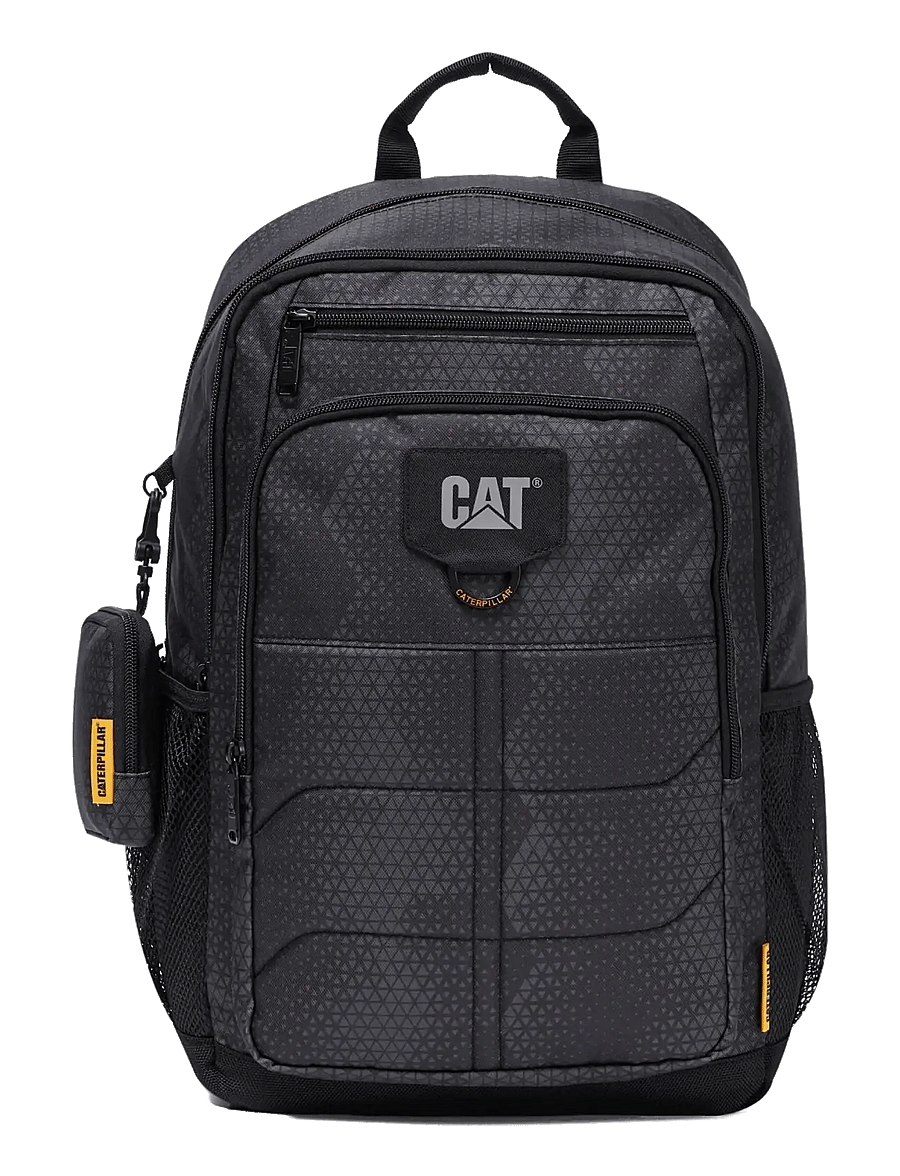 Caterpillar - CAT Bernard Backpack w/mini pouch - Millennial Classic - affärsryggsäckar - black streamline - 3