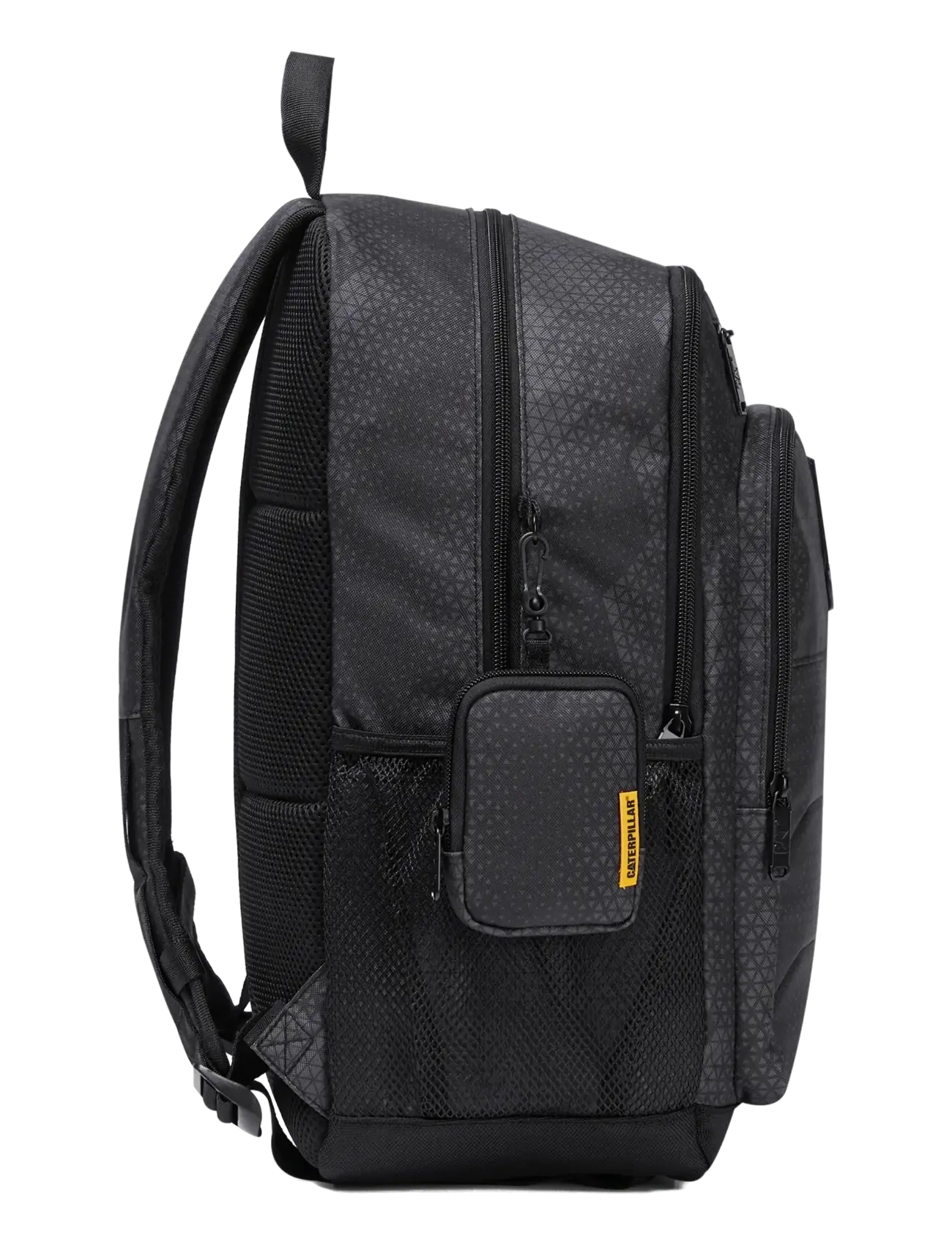 Caterpillar - CAT Bernard Backpack w/mini pouch - Millennial Classic - affärsryggsäckar - black streamline - 4