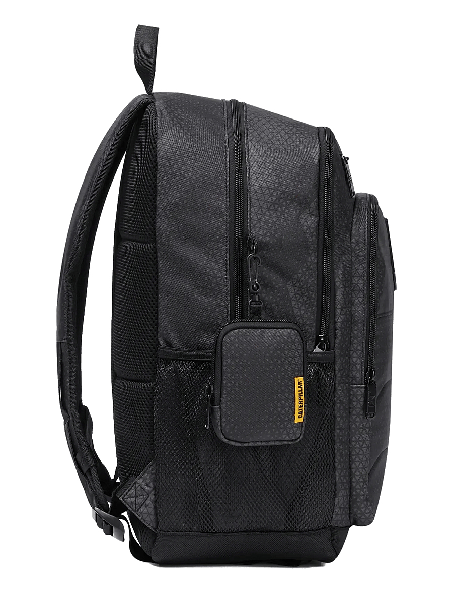 Caterpillar - CAT Bernard Backpack w/mini pouch - Millennial Classic - affärsryggsäckar - black streamline - 4