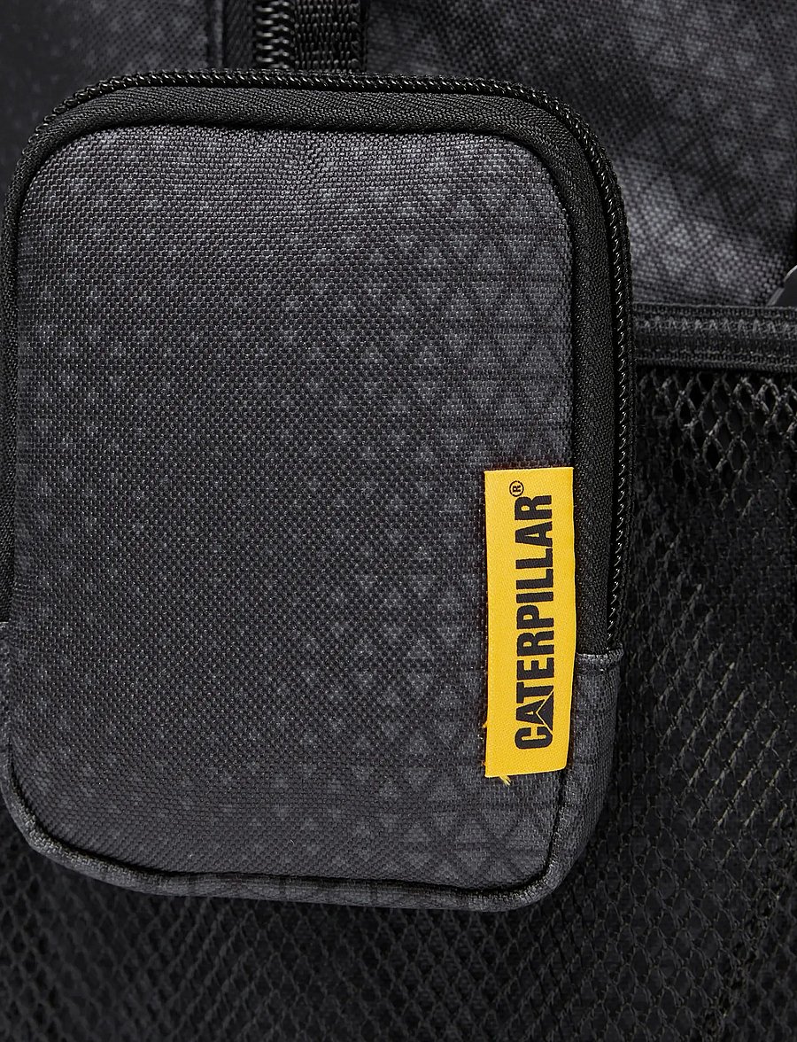 Caterpillar - CAT Bernard Backpack w/mini pouch - Millennial Classic - affärsryggsäckar - black streamline - 5