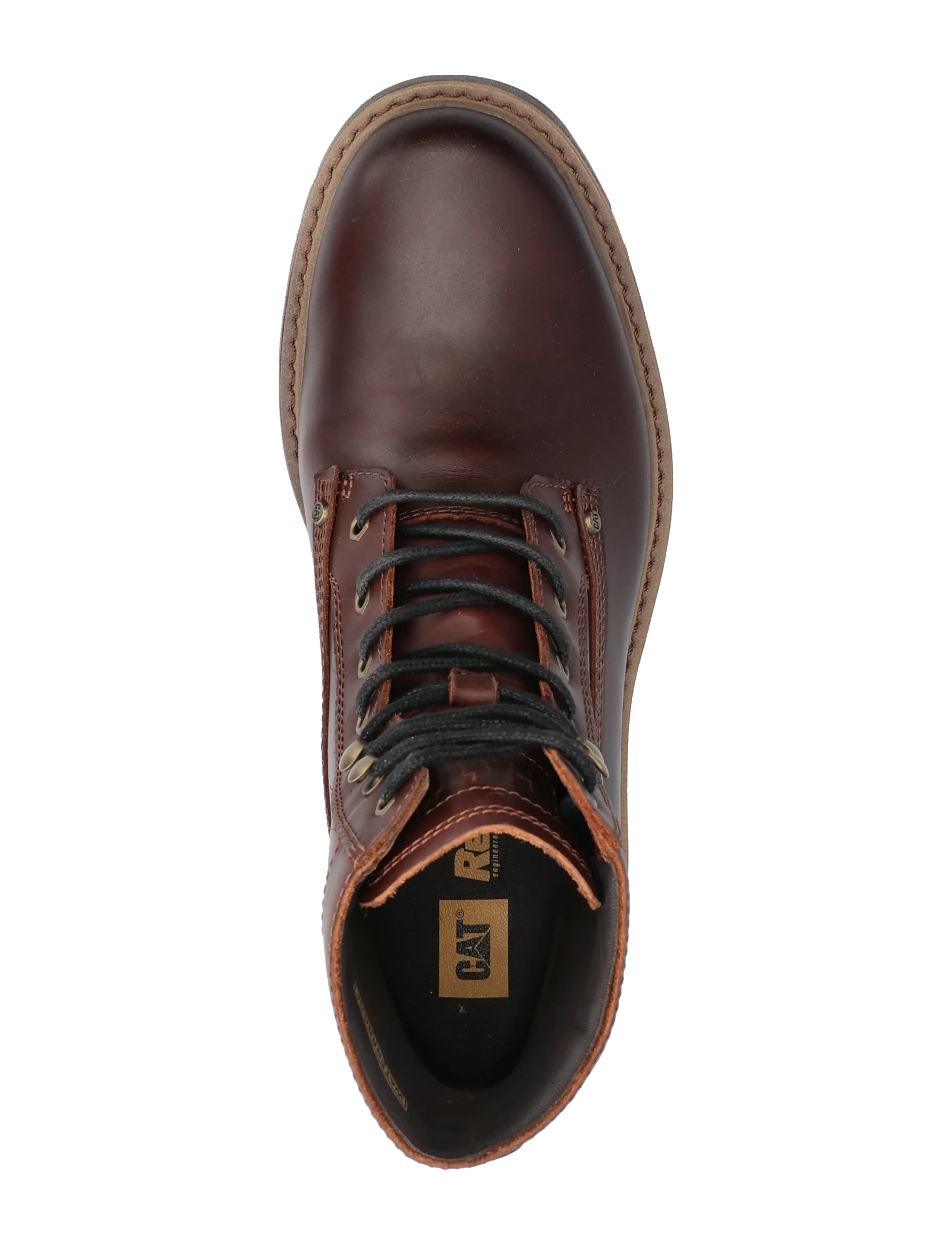 Caterpillar - Colorado Grader WP - Leather Brown - Šņorējami zābaki - leather brown - 3