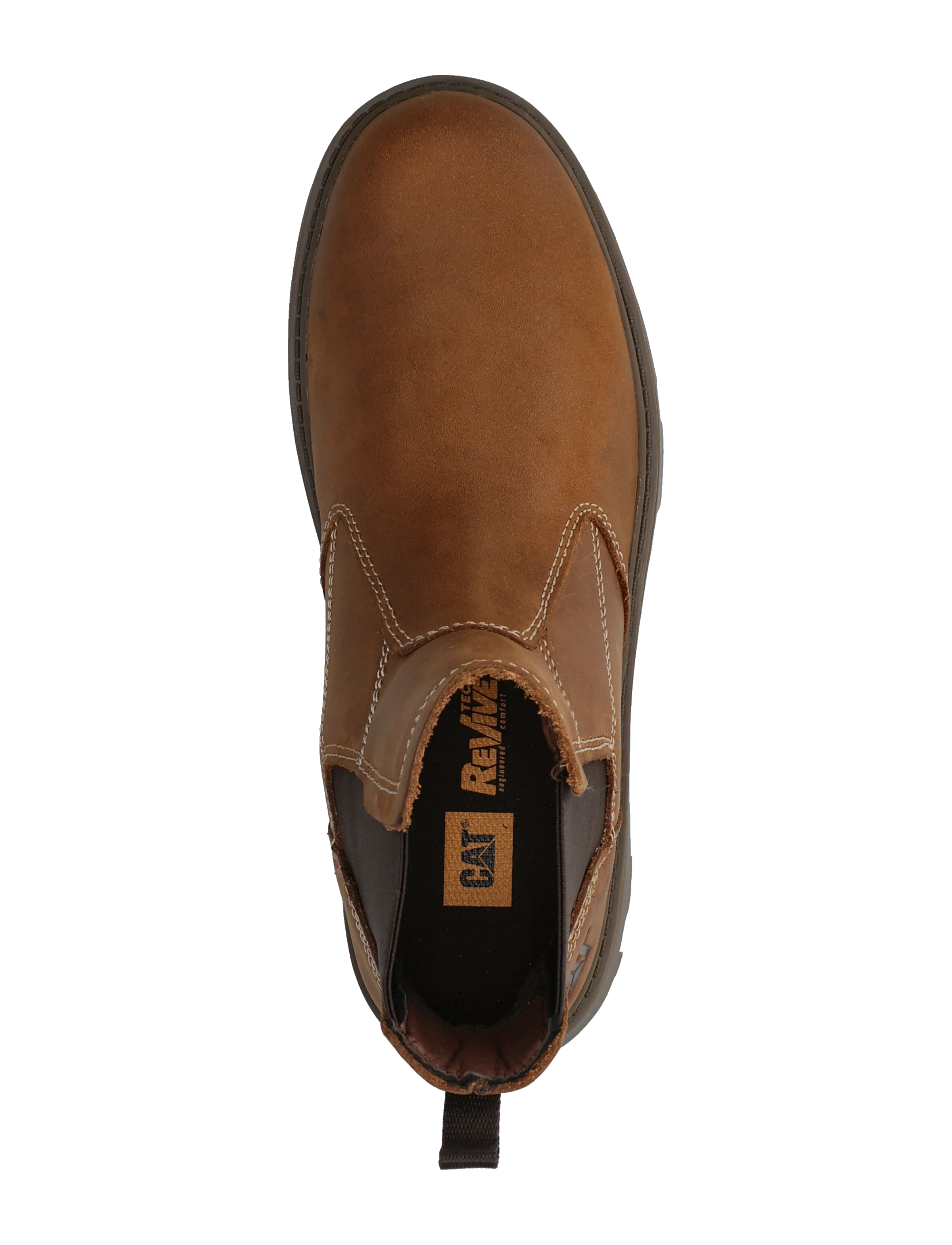 Caterpillar - Men's Practitioner - Dark Beige - chelsea boots - brown - 3