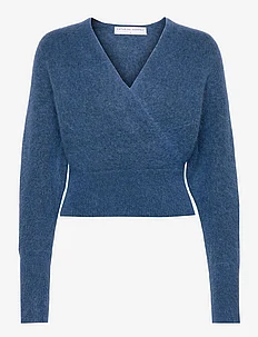 Mohair cross-over sweater, Cathrine Hammel