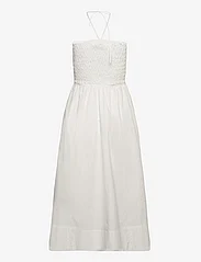 Cathrine Hammel - Poplin smocked dress - summer dresses - white - 1
