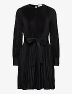 Satin miami dress - SHINY BLACK