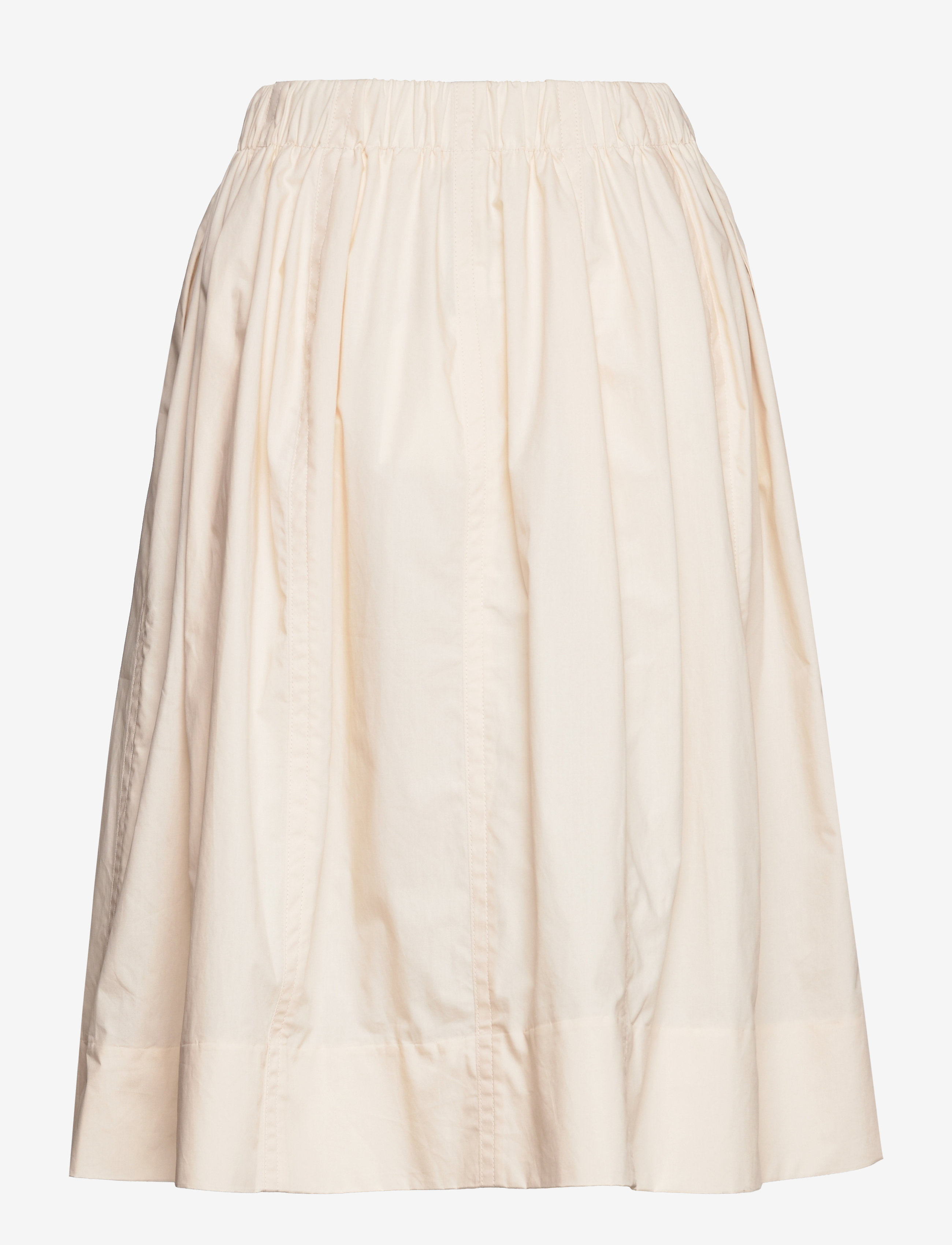 Cathrine Hammel - Poplin tulip skirt - cream - 1