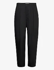 Cathrine Hammel - Poplin wide ov pants - bukser med brede ben - black - 0